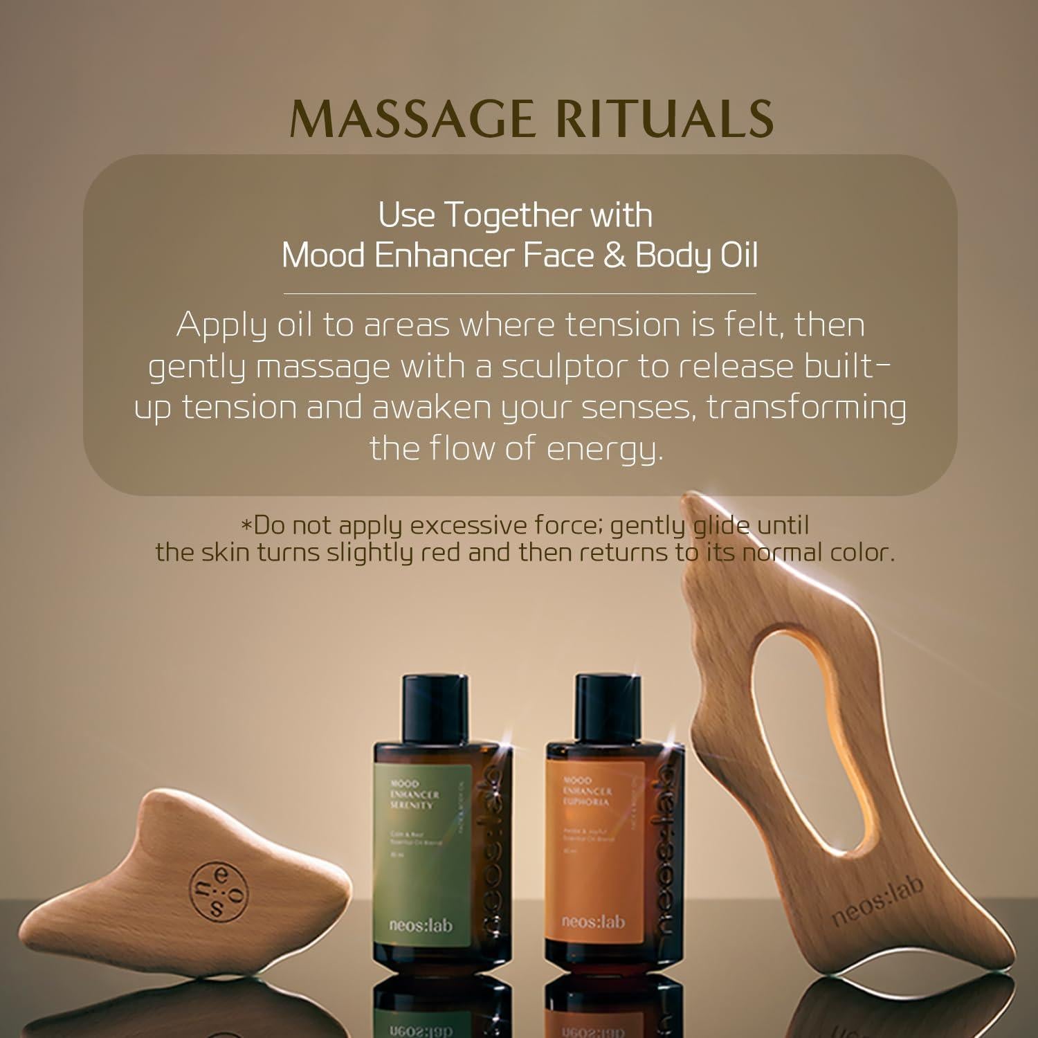 Escultor Corporal Neos:lab de Madera de Haya para Masaje