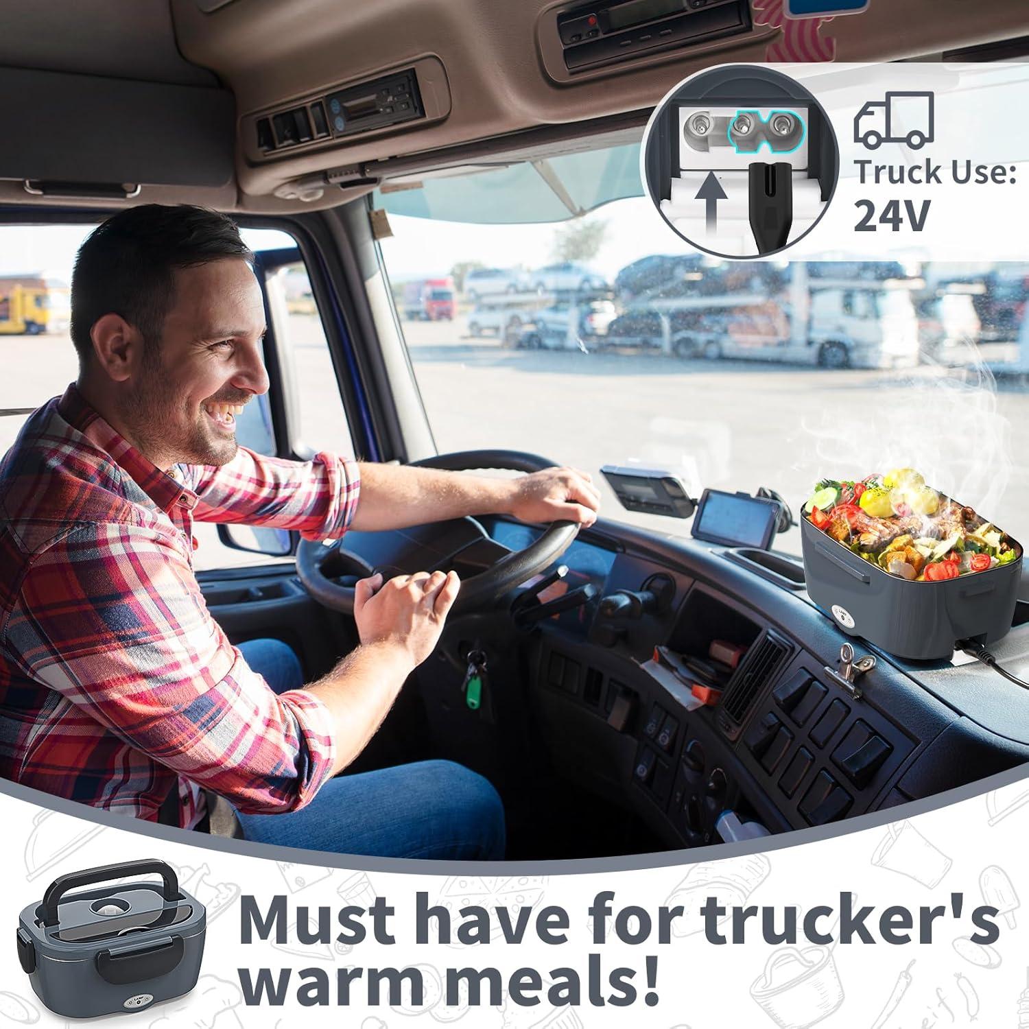 Caja de Almuerzo Eléctrica Vingud 1.5L 80W para Coche y Hogar