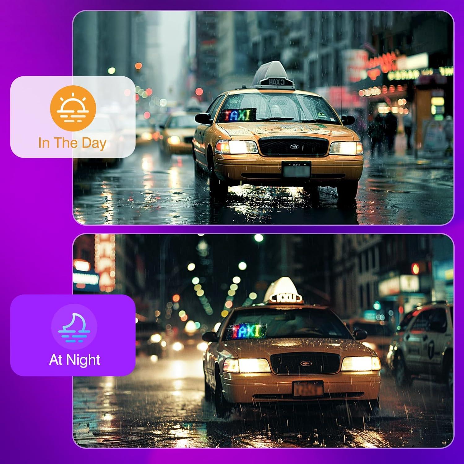 Cartel LED Programable Epoium 68.58x12.7cm Bluetooth