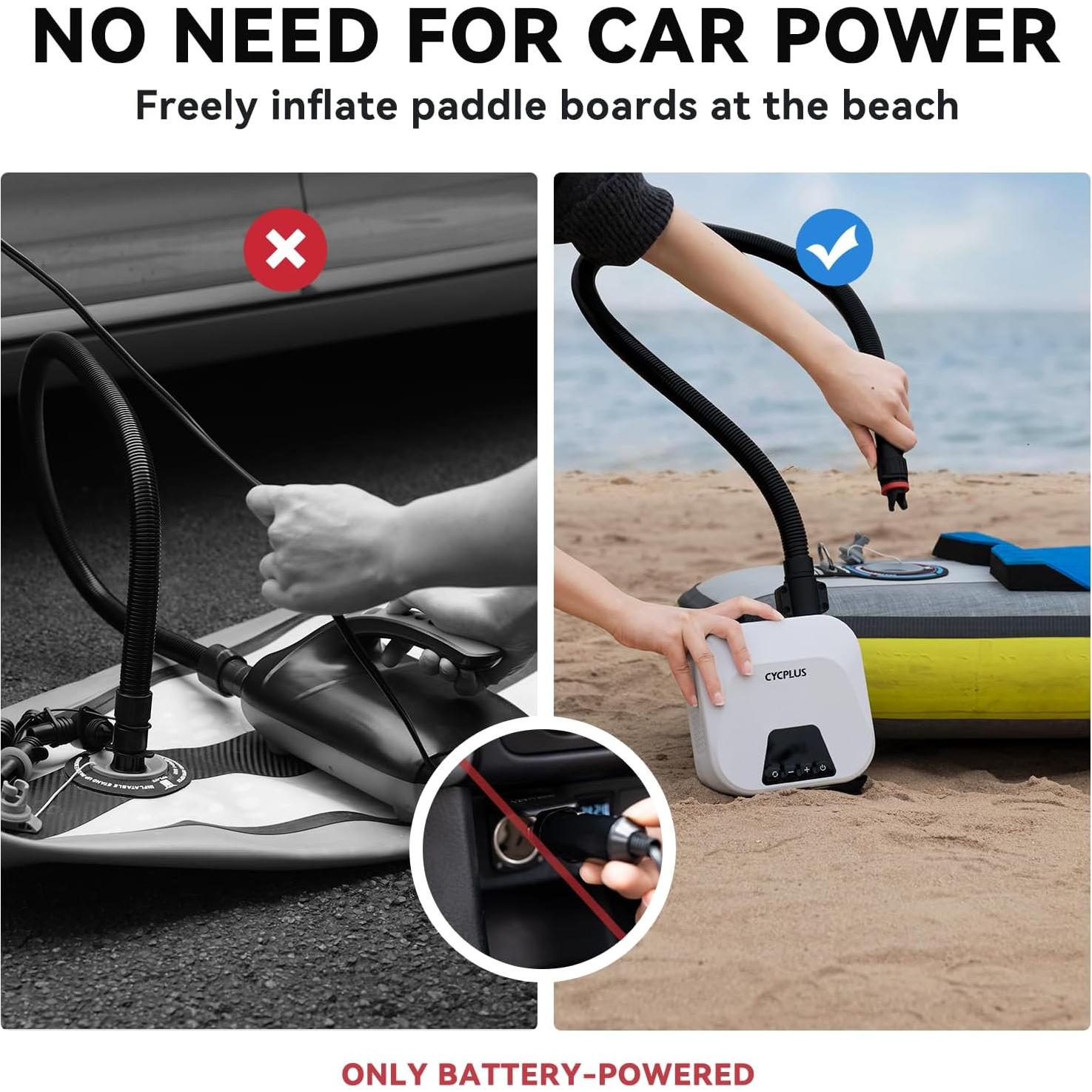 Bomba de Aire Inteligente CYCPLUS D14PRO 12 PSI para SUP