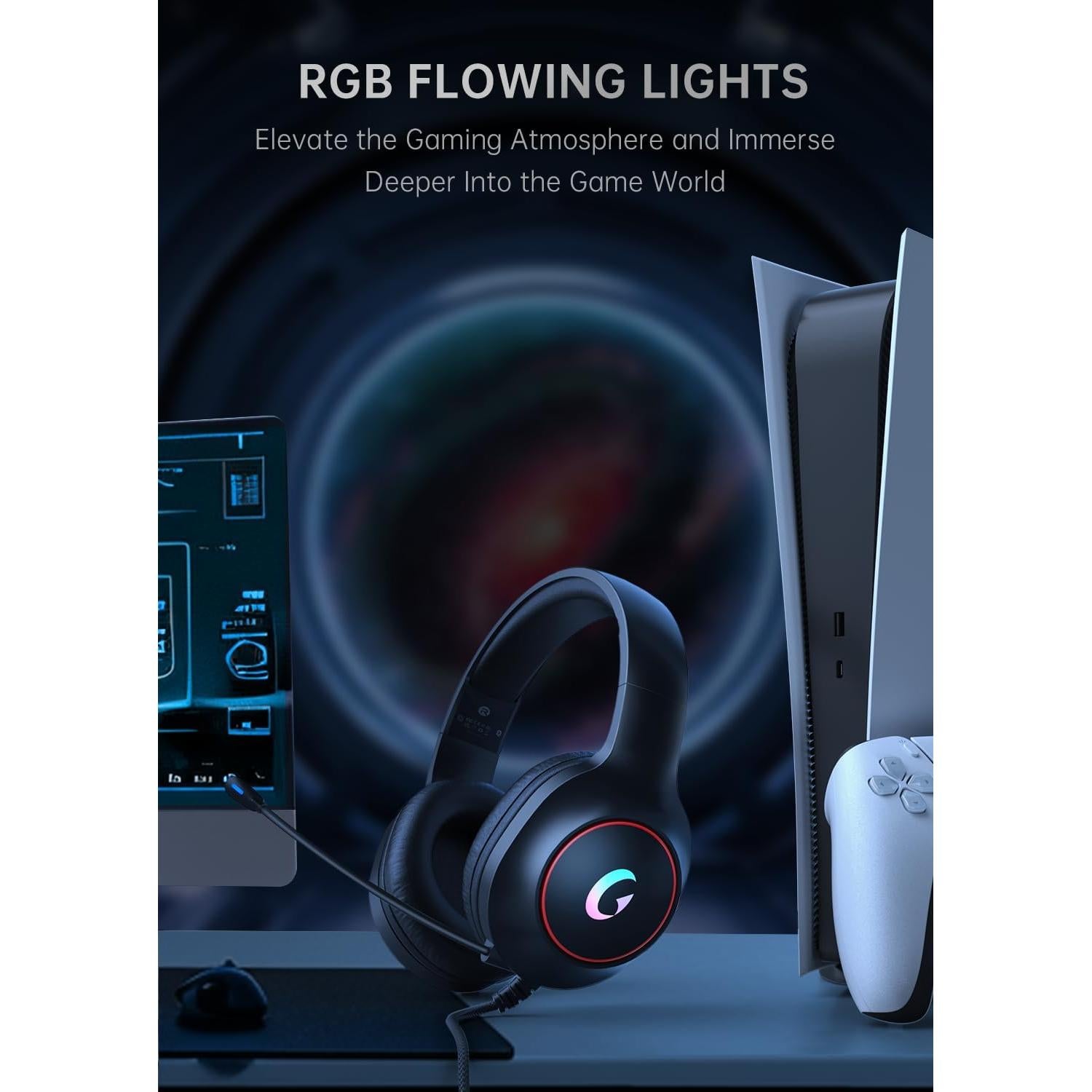 Auriculares Gaming Syndesmos CM7002 con Sonido Surround 7.1