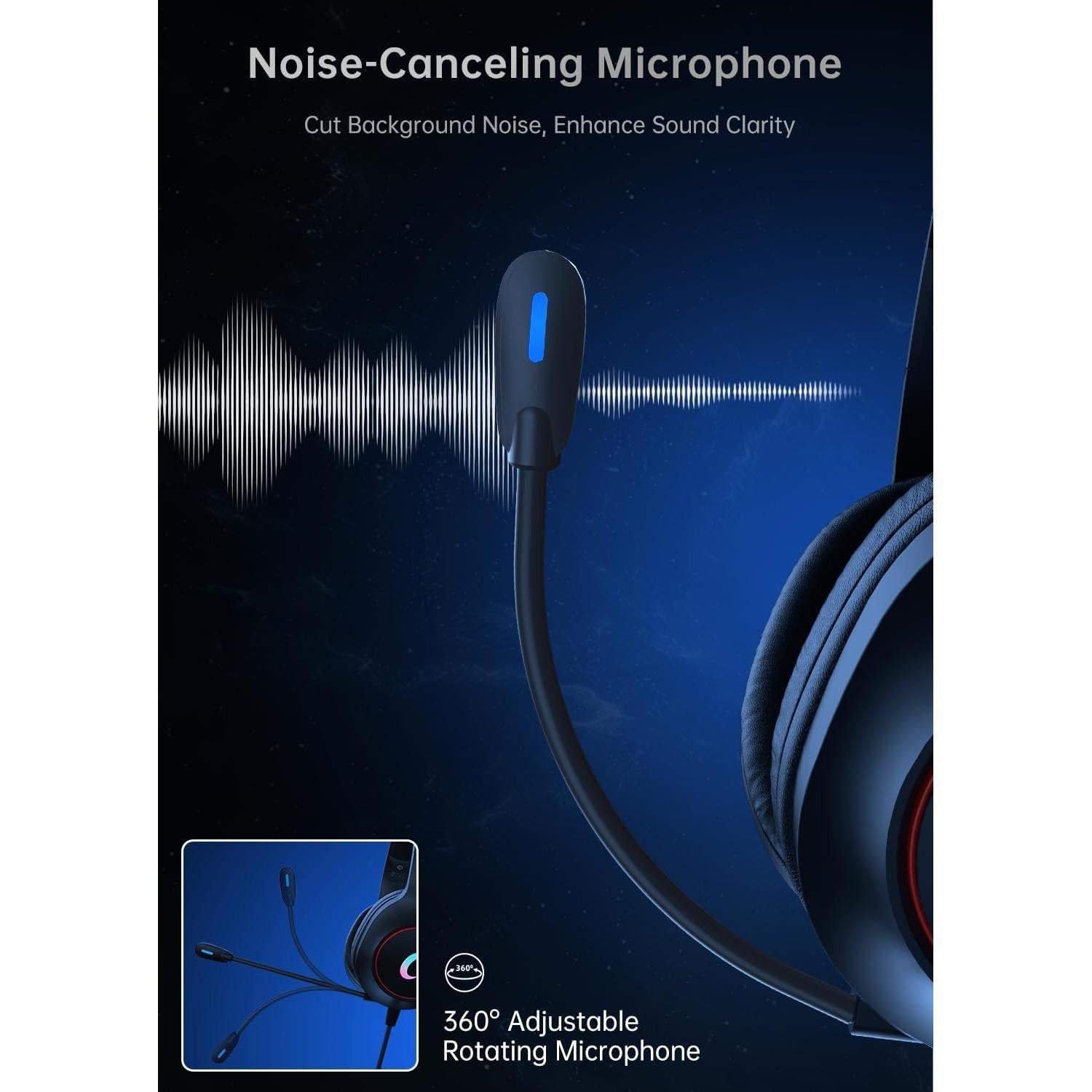 Auriculares Gaming Syndesmos CM7002 con Sonido Surround 7.1