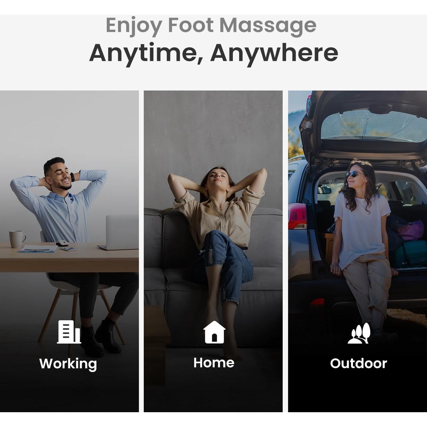 Masajeador de Pies RENPHO 2025 con Calor y Control Inalámbrico