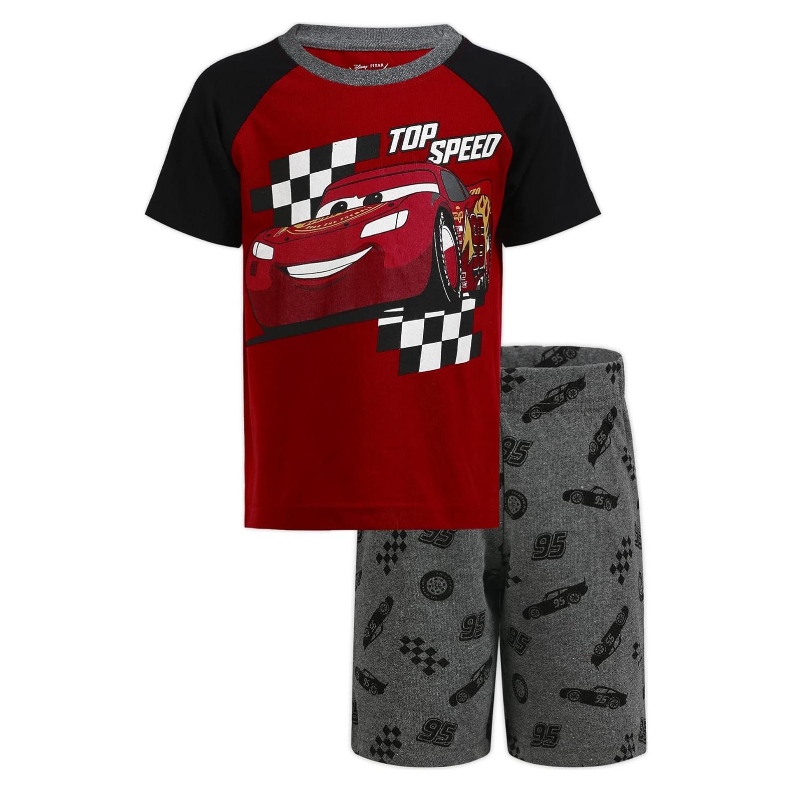 Conjunto Disney Cars Lightning McQueen 2T Camiseta y Pantalones