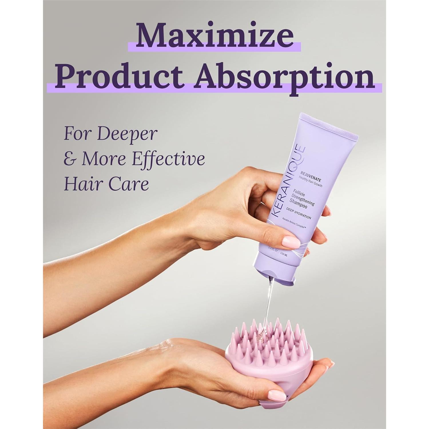 Masajeador Cuero Cabelludo Keranique Estimulador Crecimiento