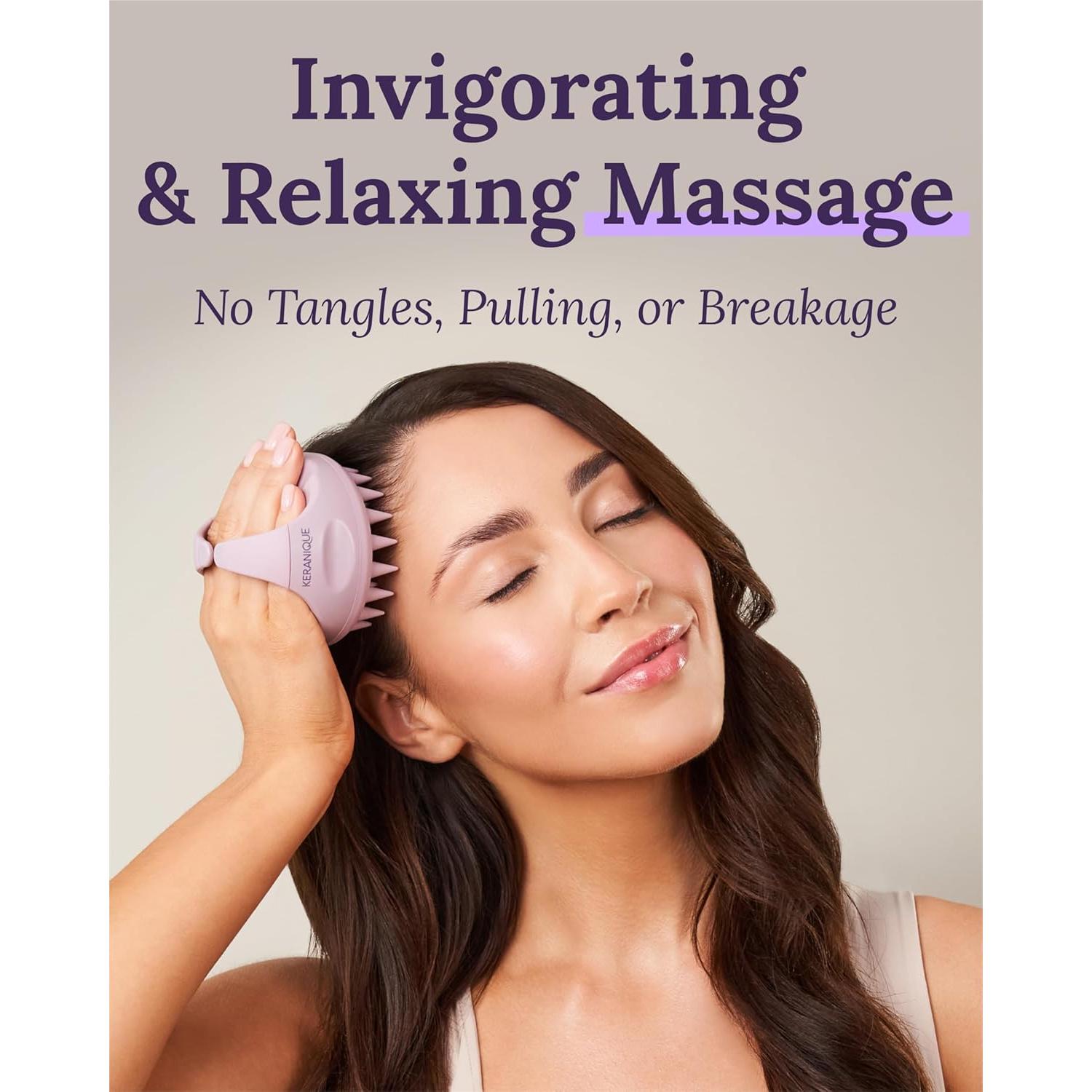 Masajeador Cuero Cabelludo Keranique Estimulador Crecimiento