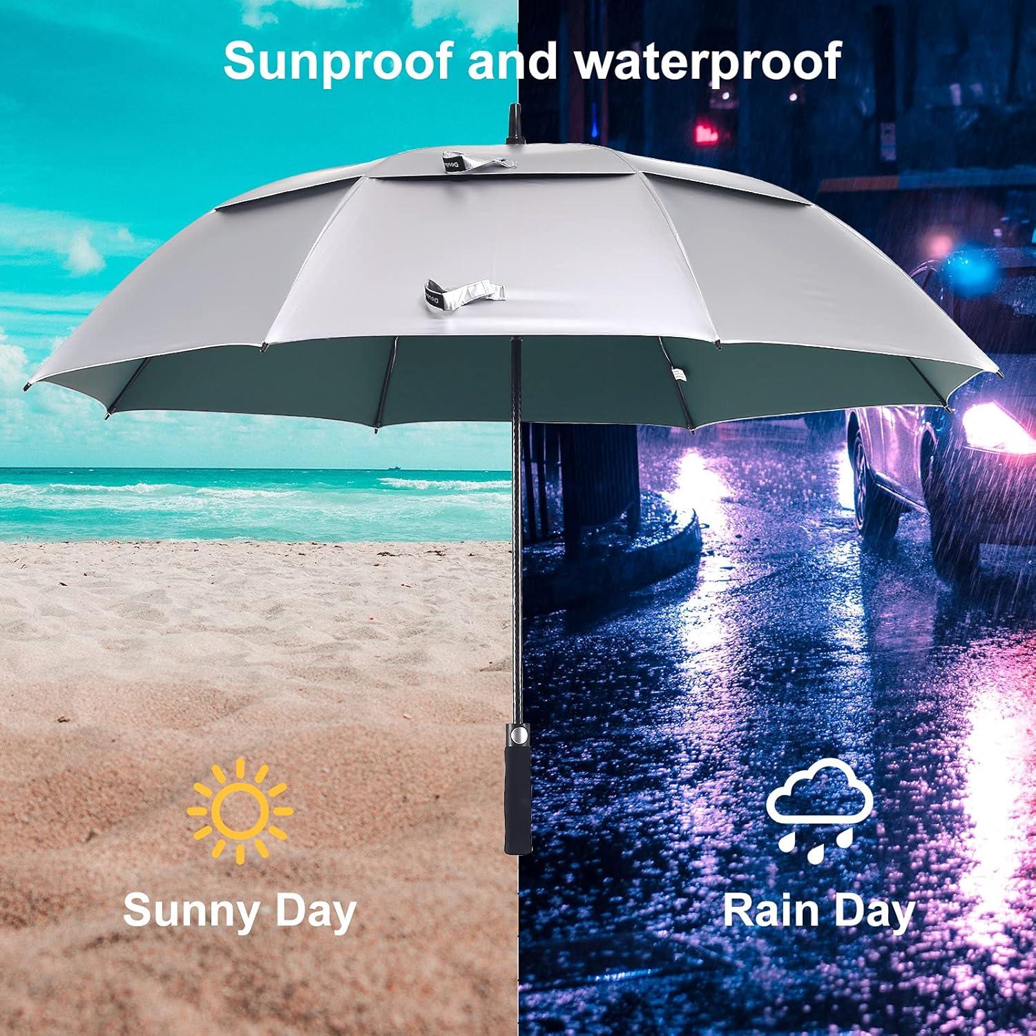 Paraguas de Golf Doubwell 172 cm UV UPF 50+ Automático