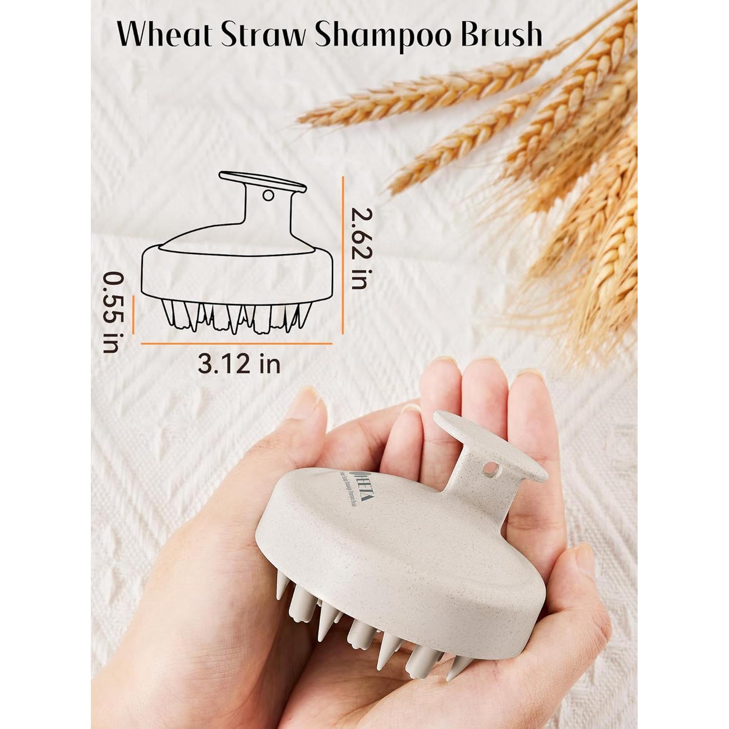 Masajeador de Cuero Cabelludo HEETA Beige para Crecimiento