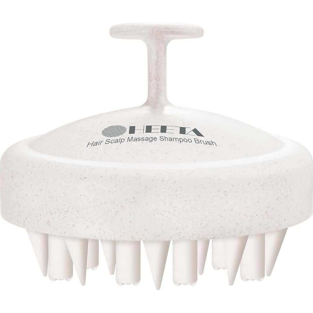 Masajeador de Cuero Cabelludo HEETA Beige para Crecimiento