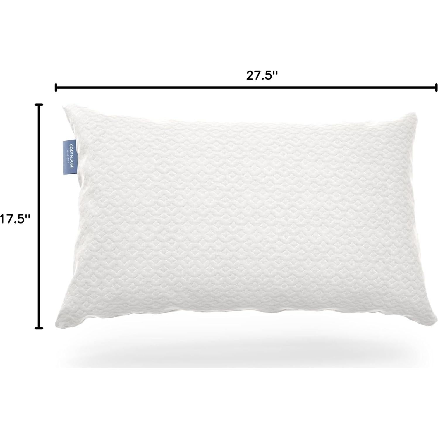 Almohada de Espuma de Memoria Colección Cosy House Reina Ajustable