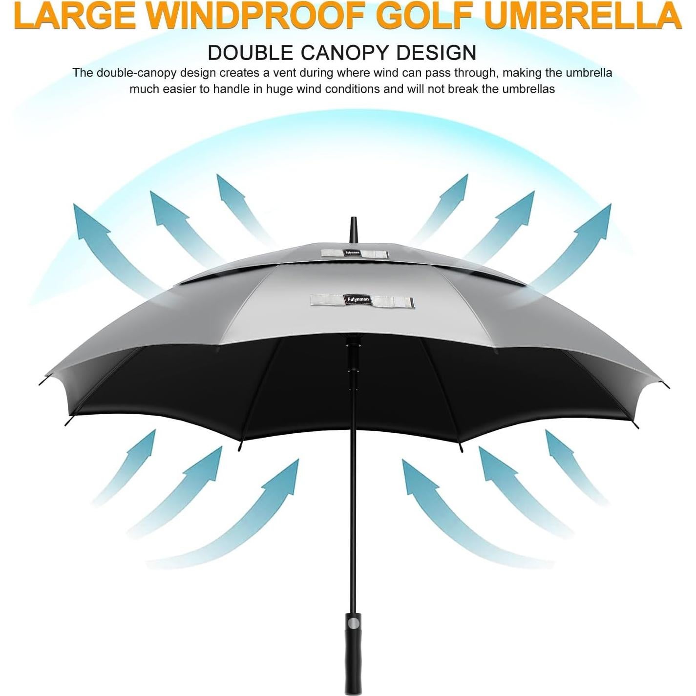 Sombrilla de Sol Fulynmen 137 cm UPF50+ Automática