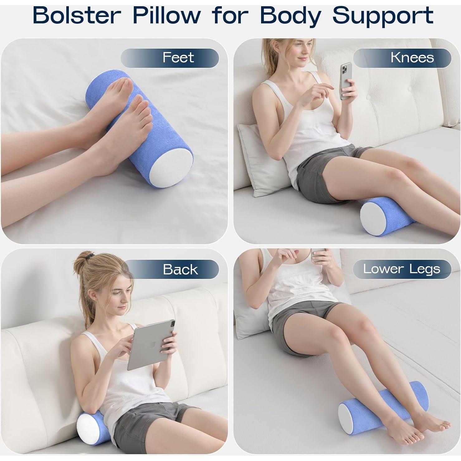 Almohada Cervical Rollo Forcanby Espuma Viscoelástica 40.6x16cm