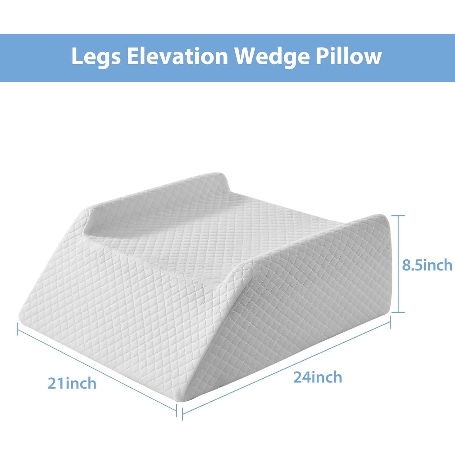 Almohada Elevadora de Piernas HUEIFY 60x53 cm Espuma Memoria