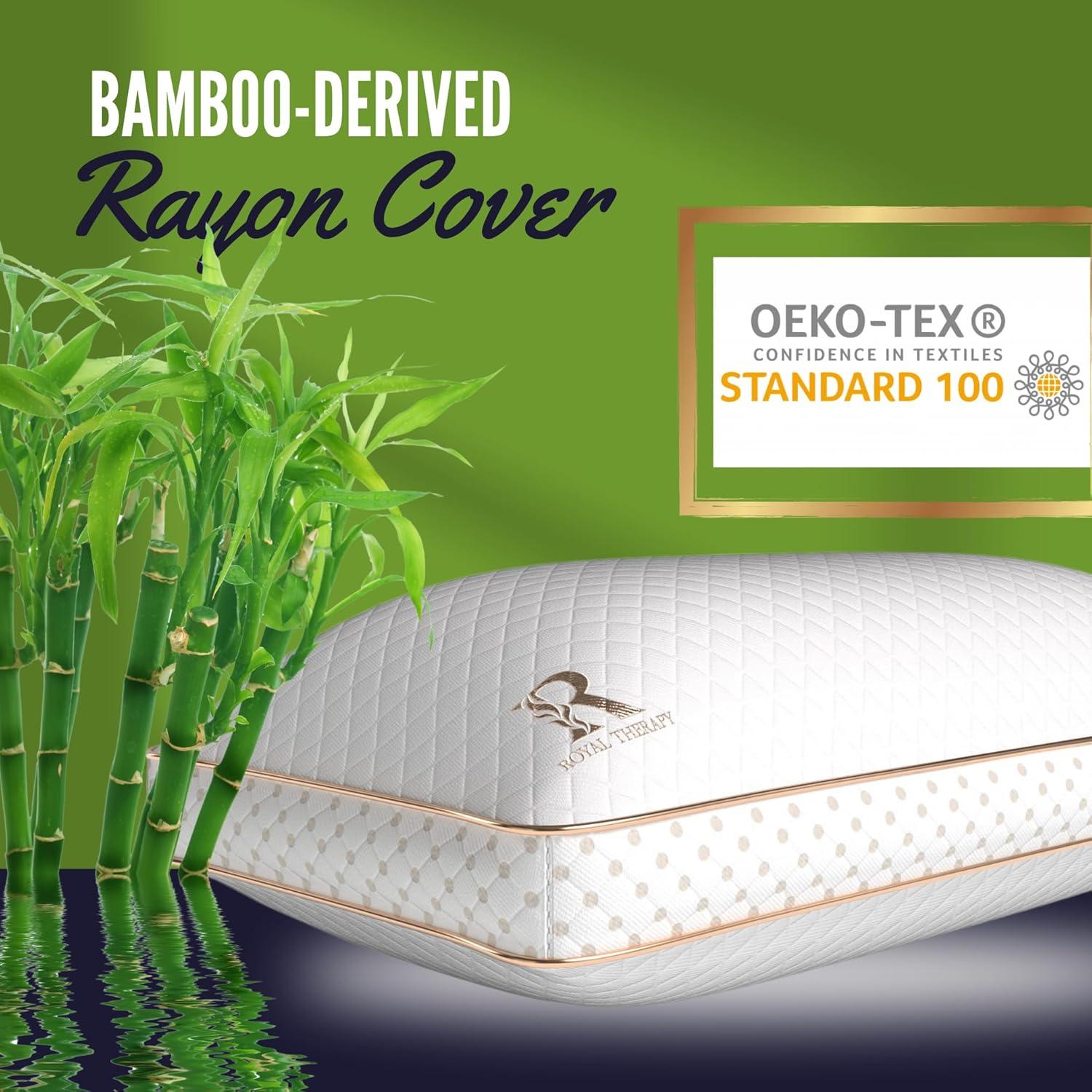 Almohada Viscoelástica Ajustable Royal Therapy Queen - Alivio Dolor Cuello