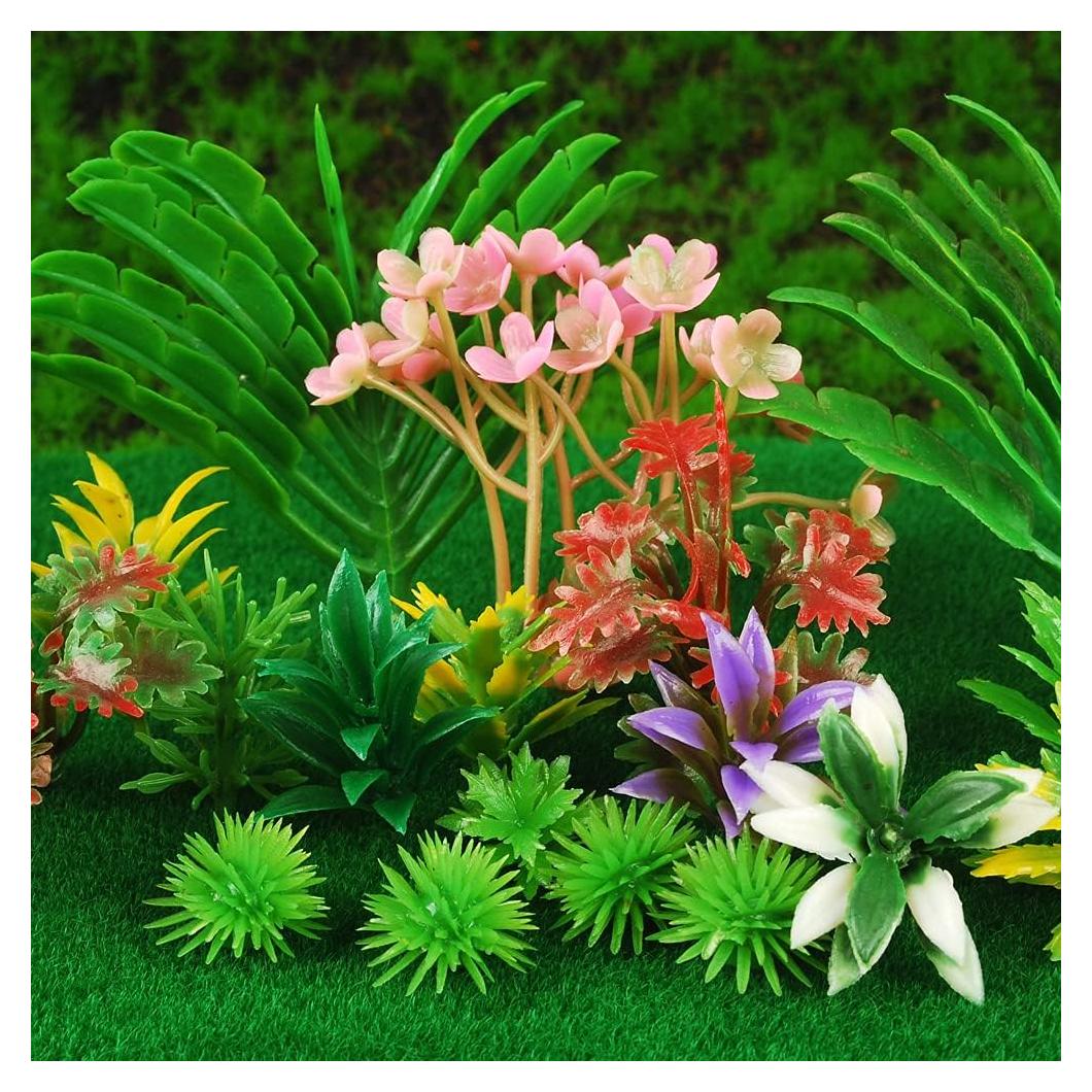 130PCS Árboles Miniatura NWFashion para Jardín de Hadas