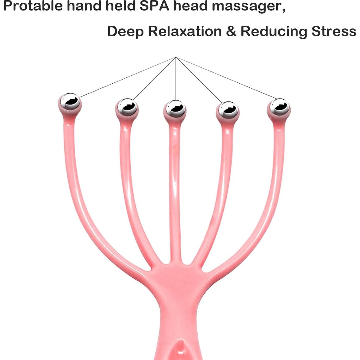 Masajeador de cuero cabelludo Disscool 5 garras portátil