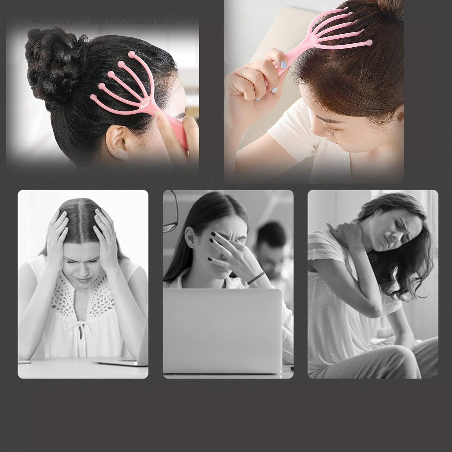 Masajeador de cuero cabelludo Disscool 5 garras portátil