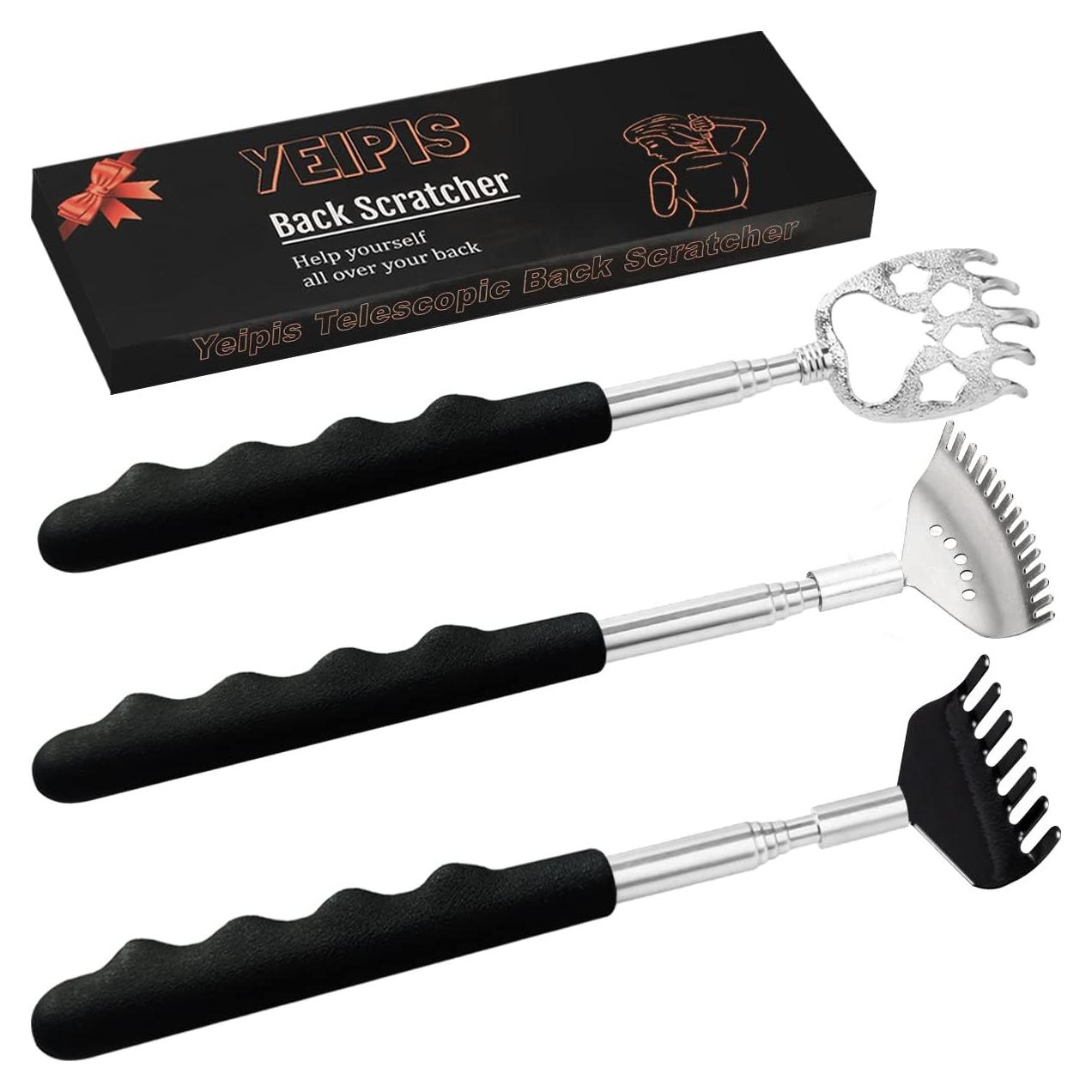 Set de 3 Rascadores de Espalda Telescópicos Yeipis