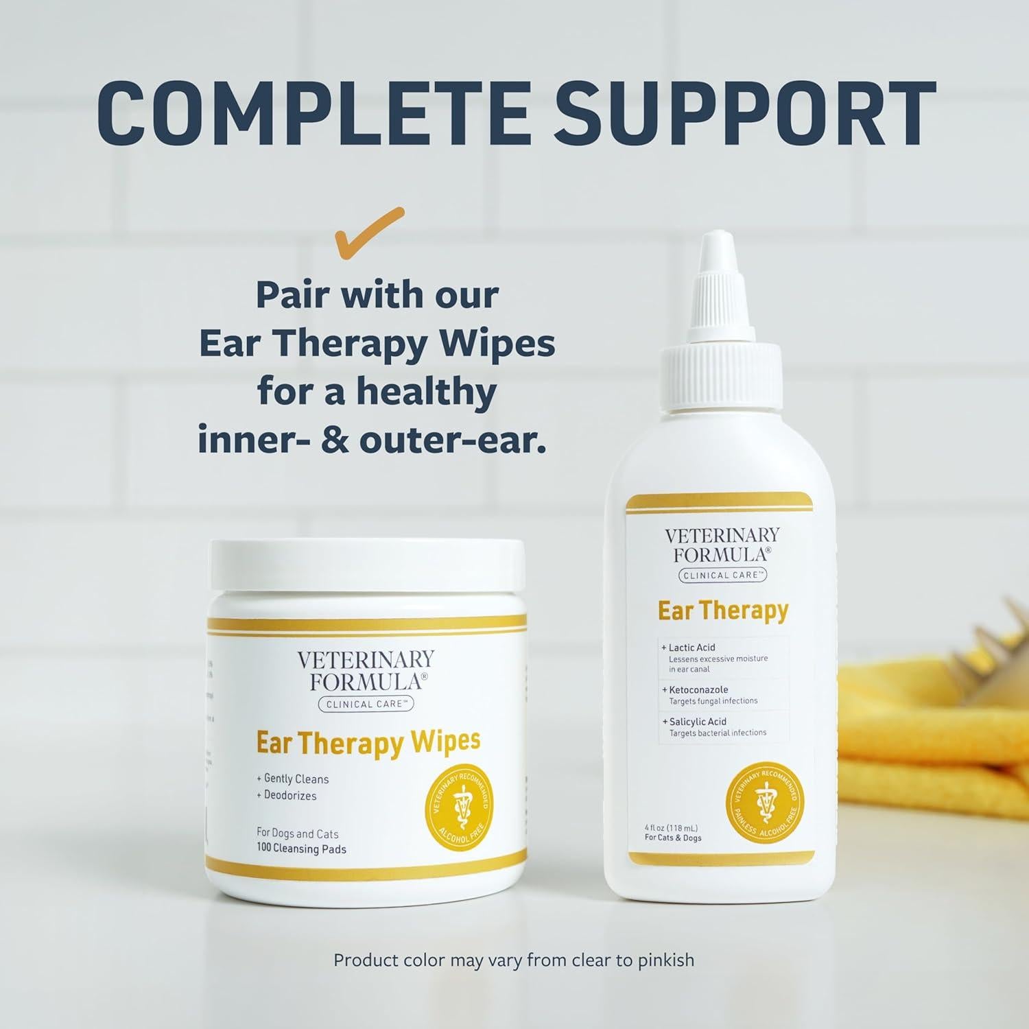 Limpiador de Oídos para Perros y Gatos Veterinary Formula 118 ml