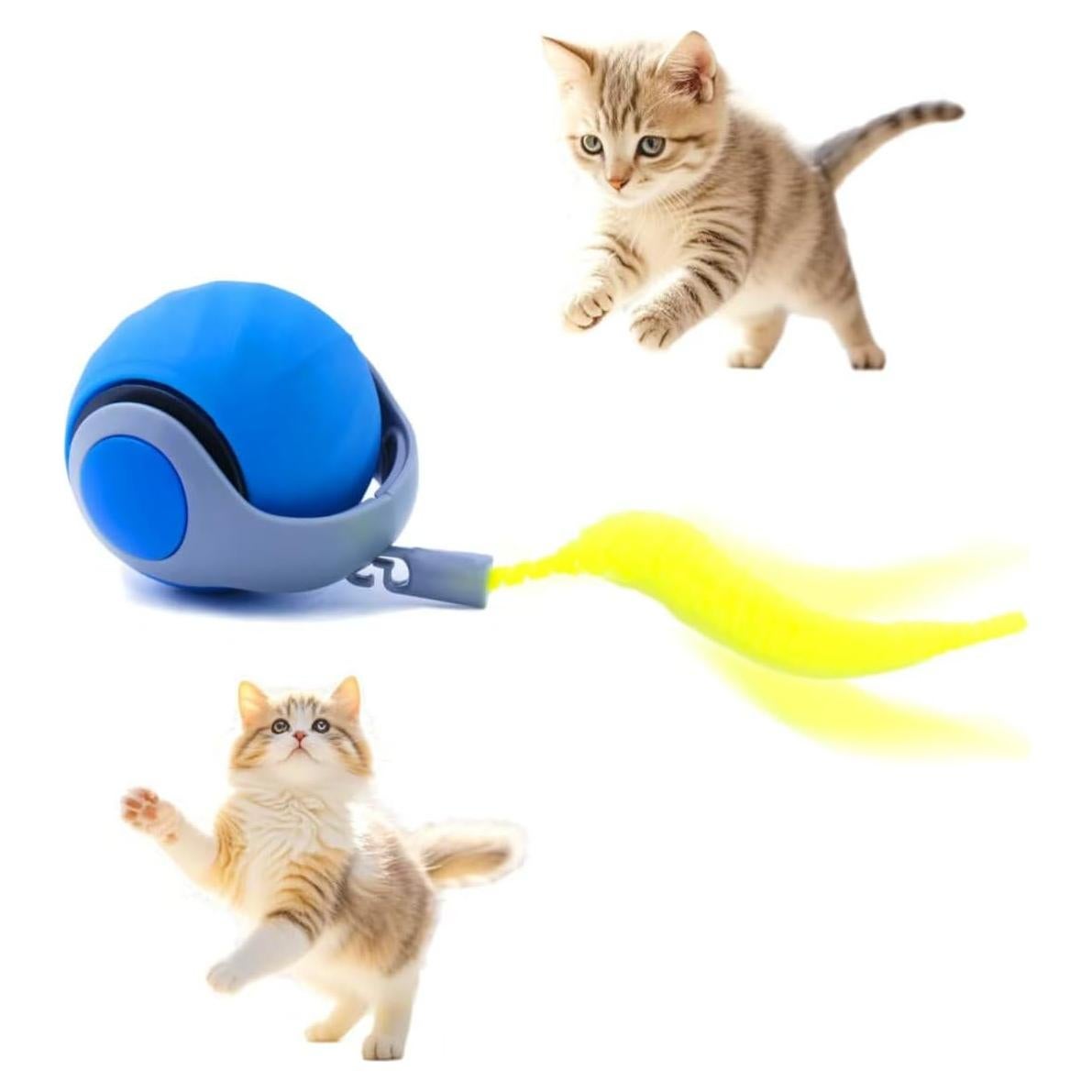 Bola Interactiva para Perros KumCinm Azul 5.3cm Carga Rápida