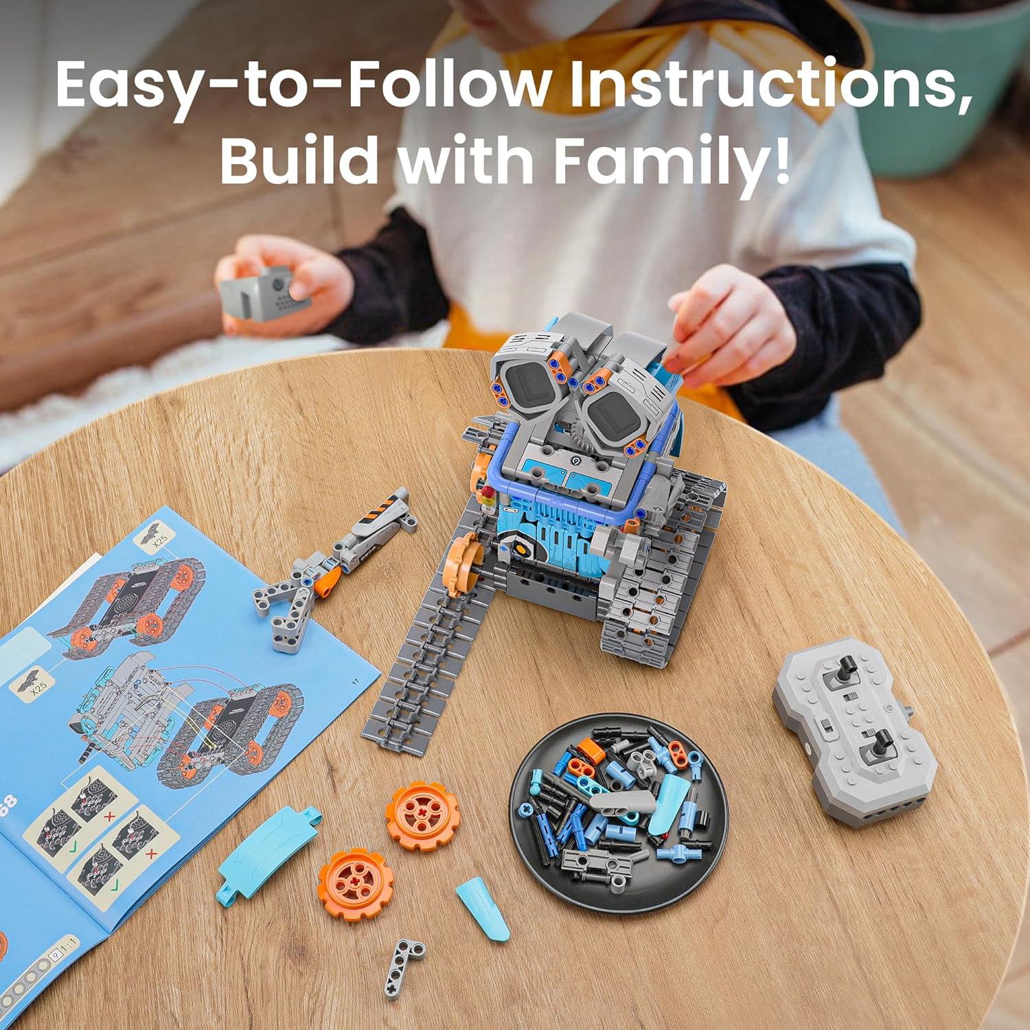 Kit de Construcción de Robot Sillbird 5 en 1 para Niños 8+