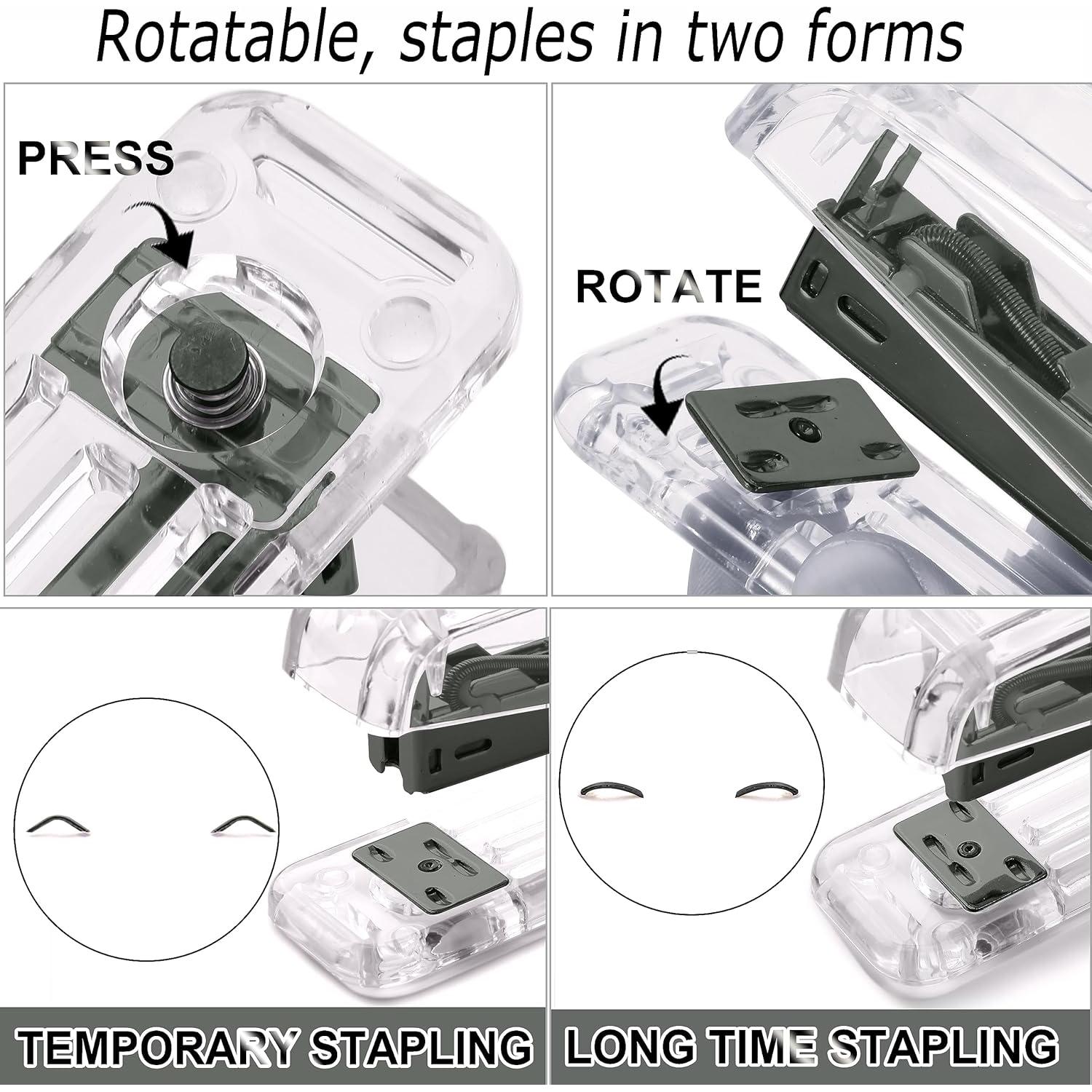 Set de Accesorios de Escritorio Famassi Negro - Grapadora, Tijeras y Más