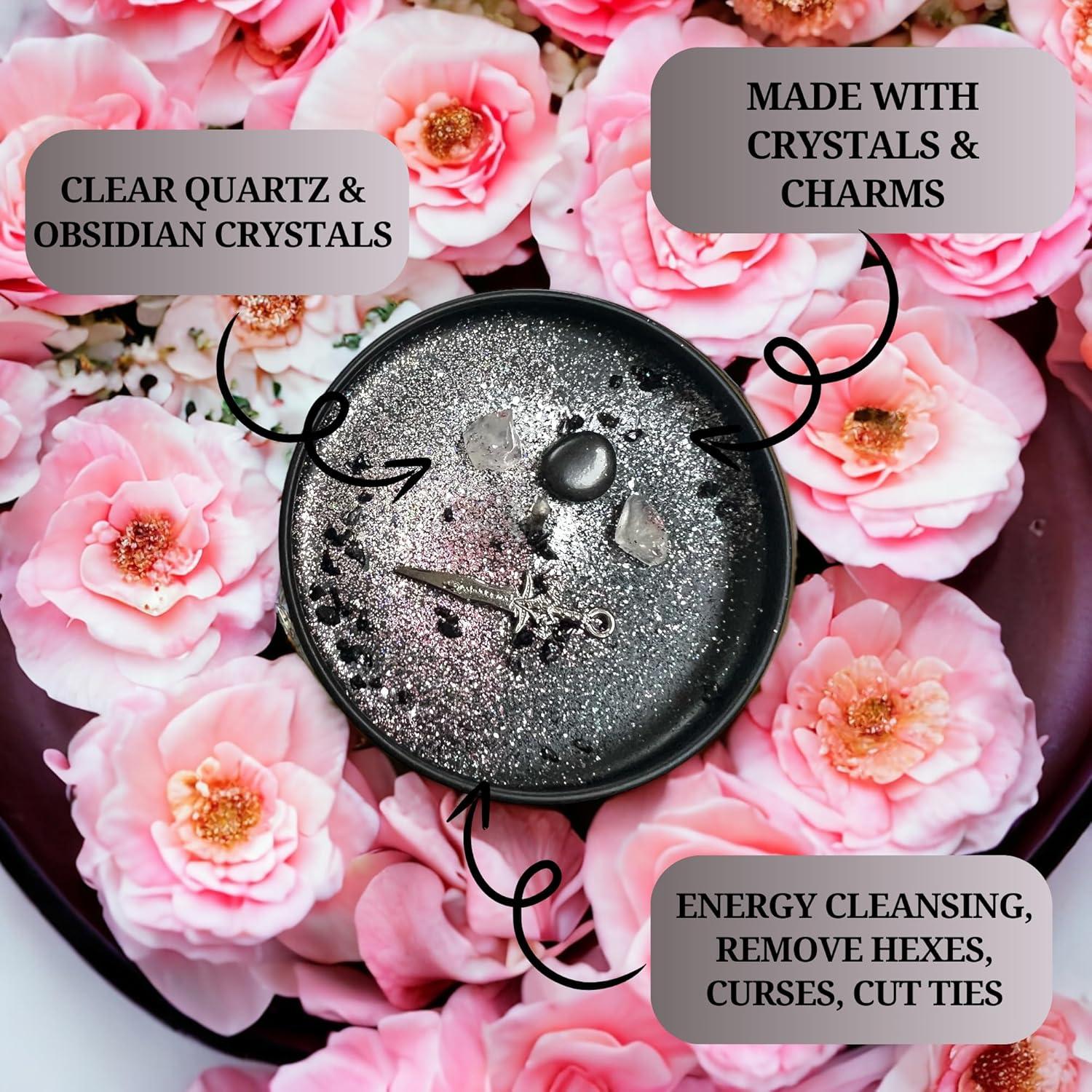 Vela Espiritual Destruir Todo - Cera de Soja 113g - Limpieza Energética