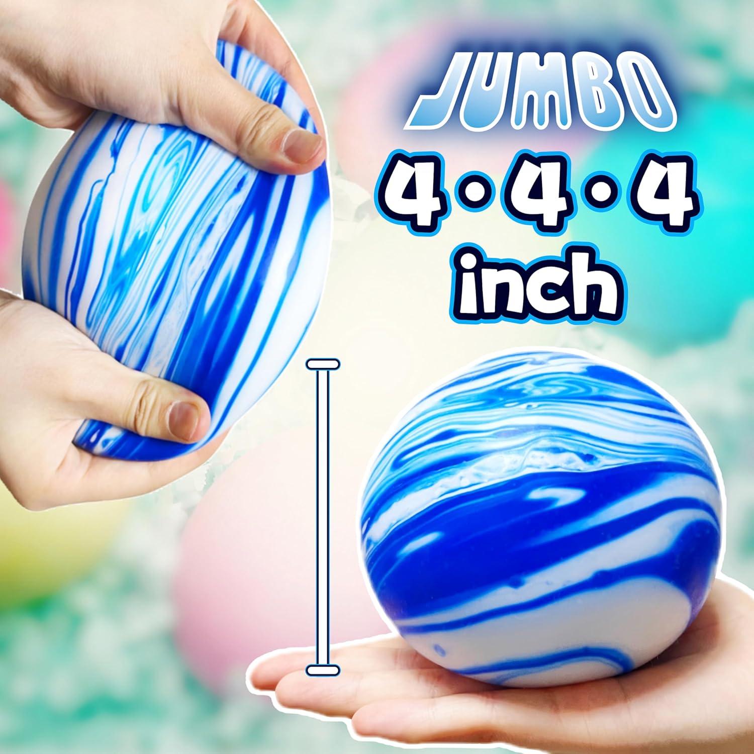 Pelota de Estrés Jumbo Kawaite Azul - Alivio de Ansiedad