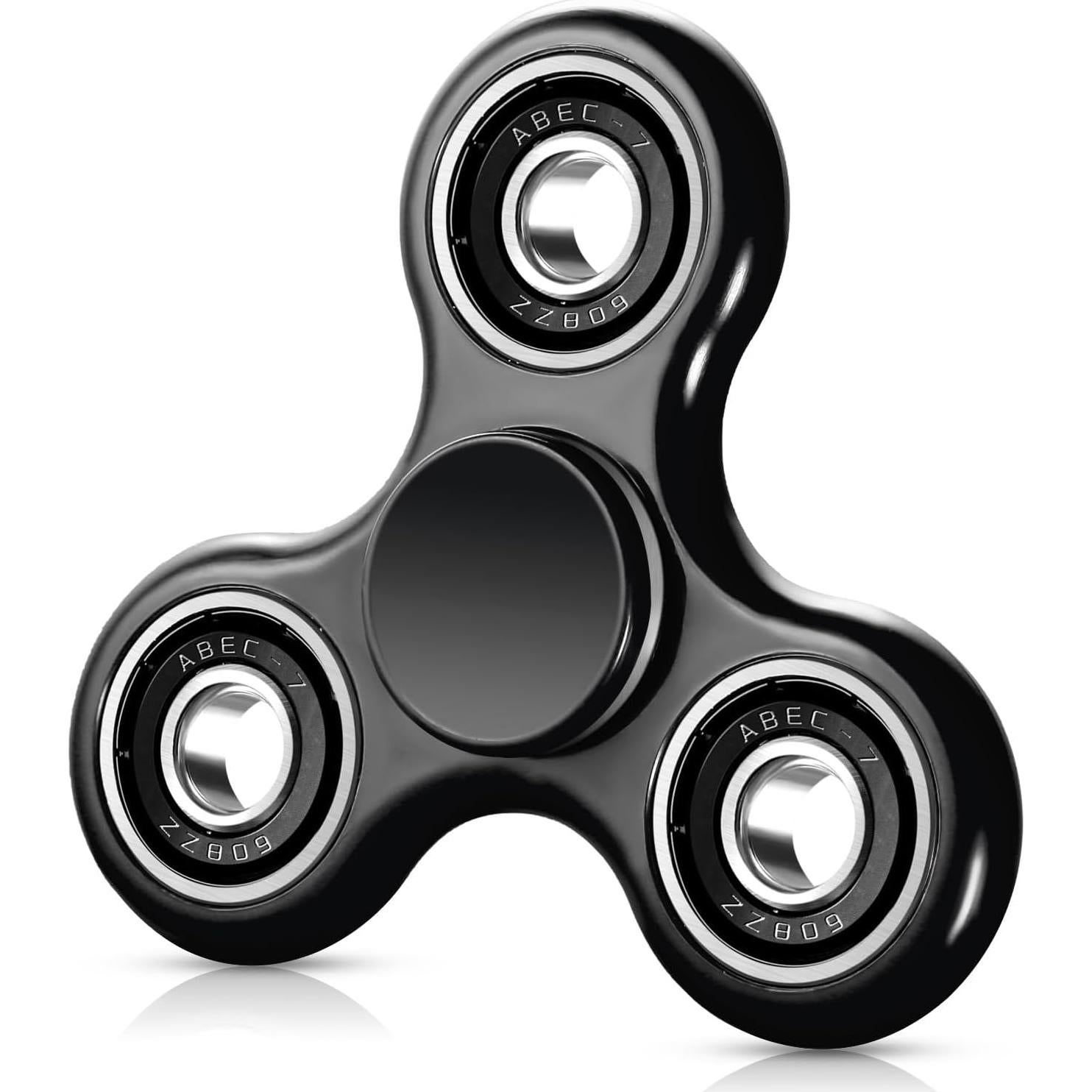 Spinner Antiestrés SCIONE Negro - Juguete Sensorial para TDAH