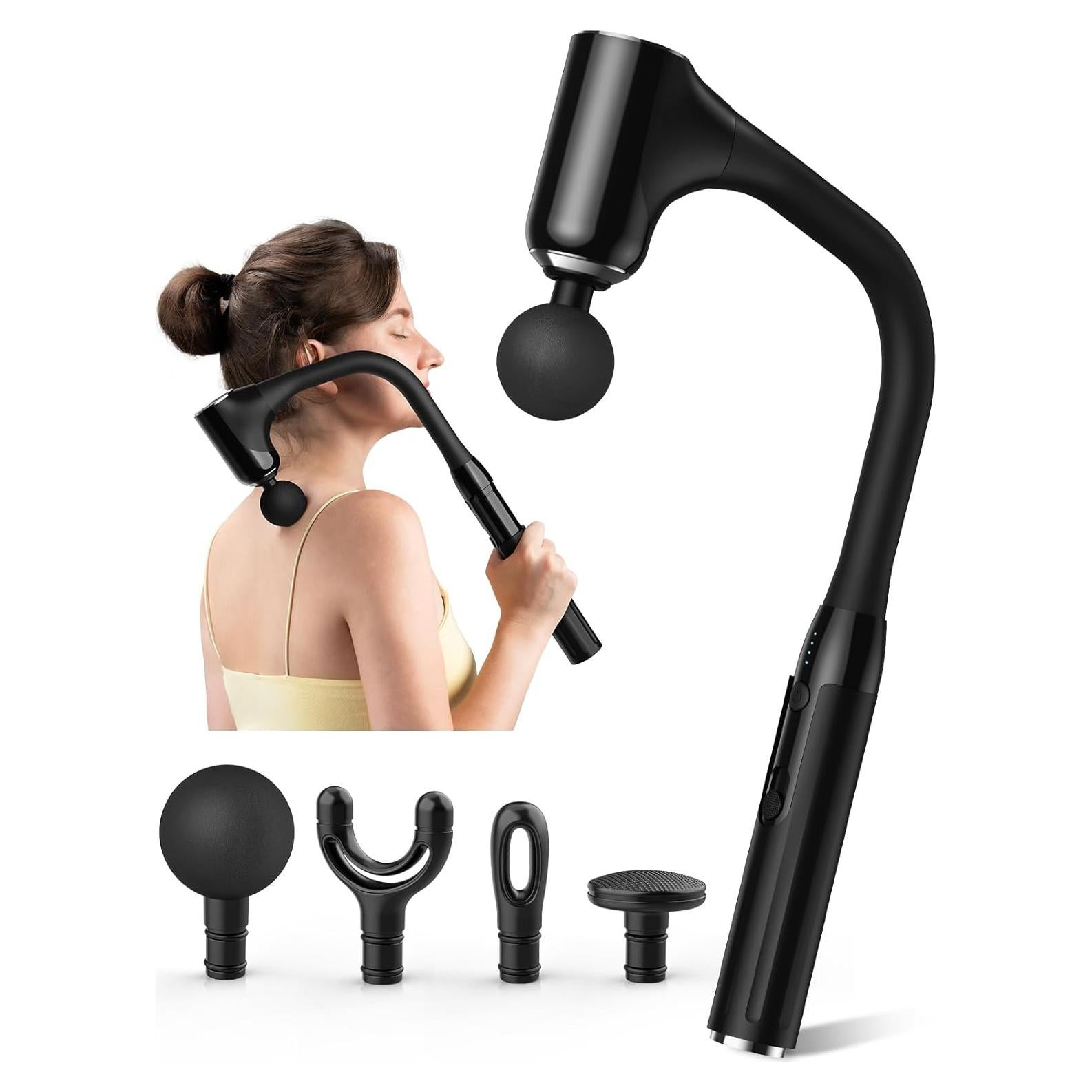 Pistola de Masaje JiAn G5 - Tejido Profundo y 4 Cabezas