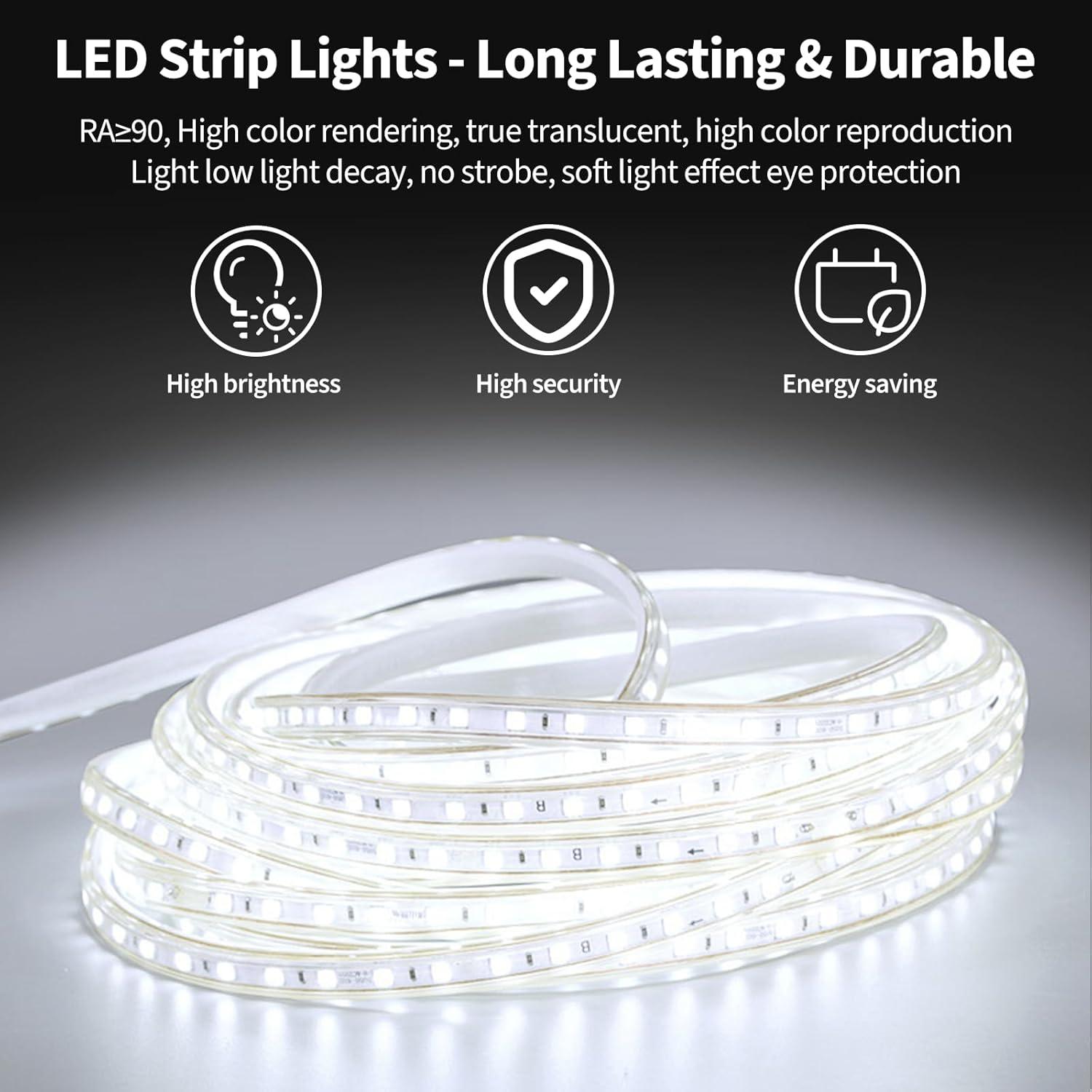 Espejo LED Koonmi 51x71cm para Baño, Anti-Niebla y Luz Ajustable