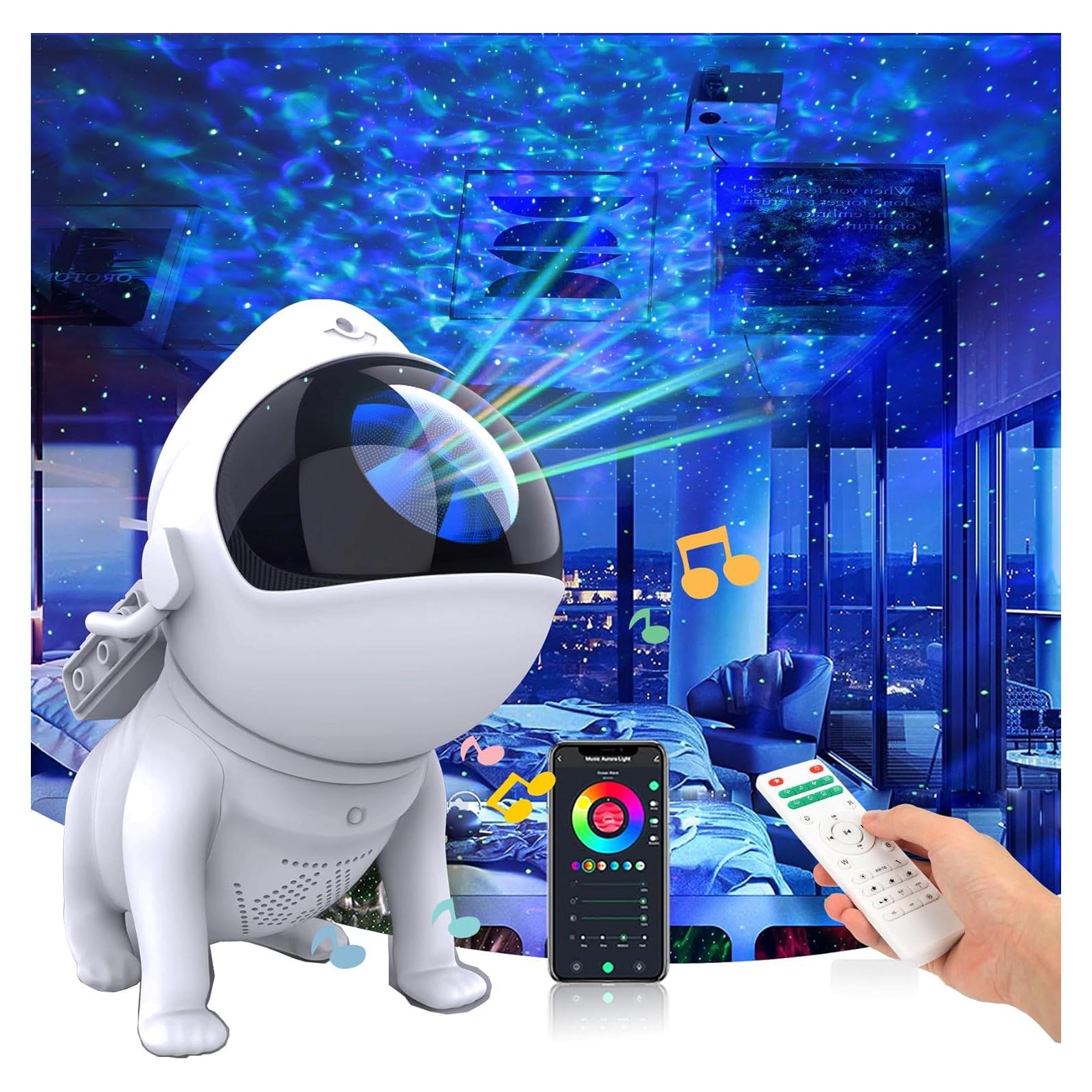 Proyector Estelar 3 en 1 Bolong BL-TKG06, Luz Nocturna y Altavoz