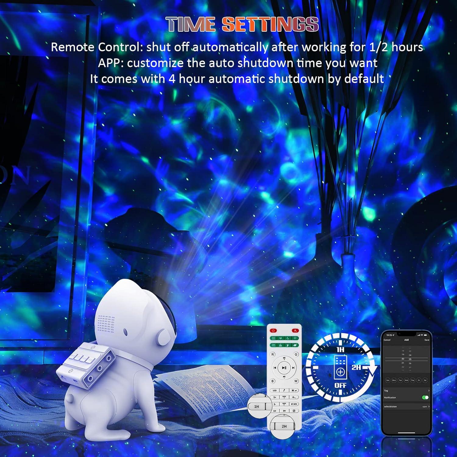 Proyector Estelar 3 en 1 Bolong BL-TKG06, Luz Nocturna y Altavoz