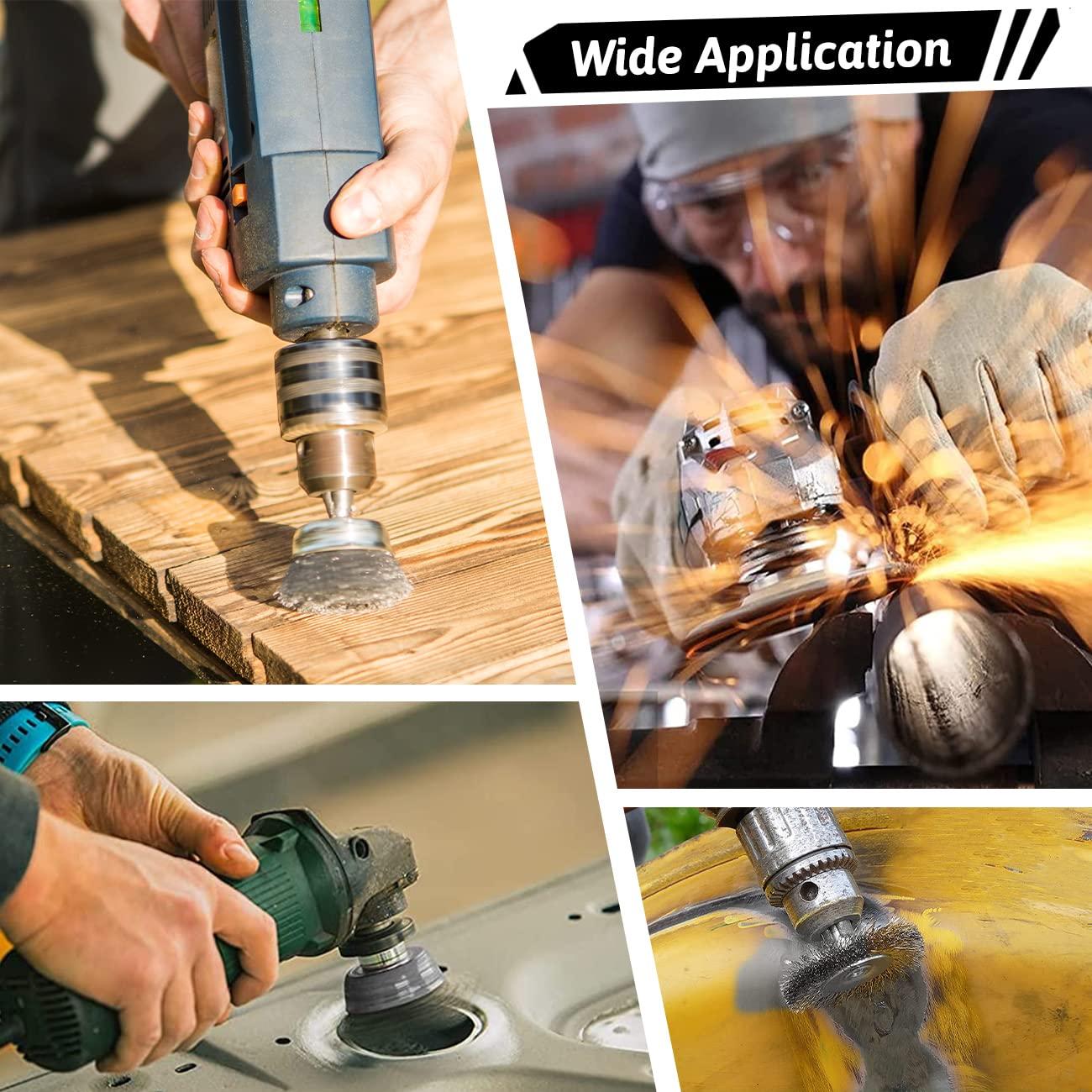 Juego de Cepillos de Alambre Double Elite 7 Piezas para Taladro