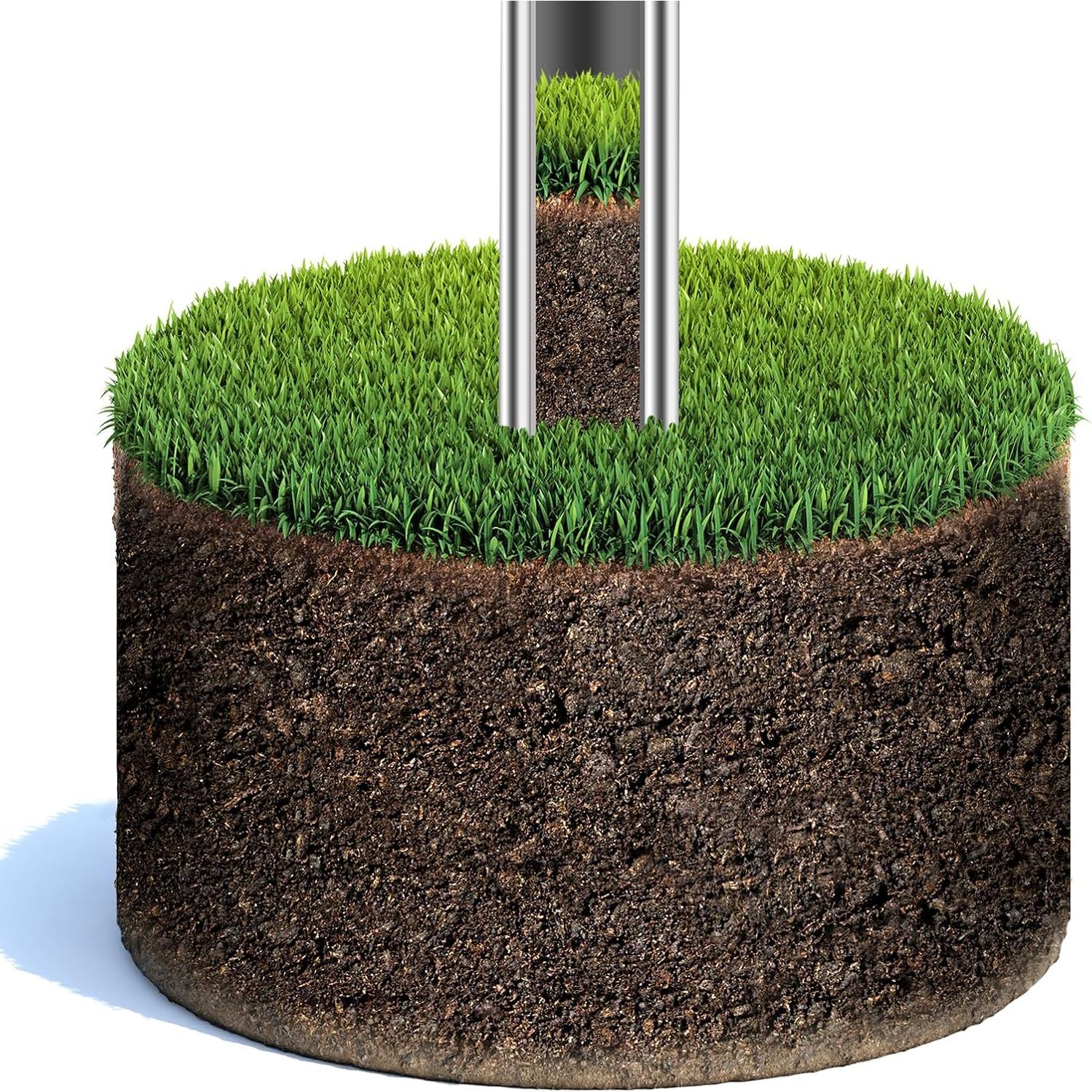 Sonda de Muestreo de Suelo TIRYIUOU 91.44 cm Acero Inoxidable