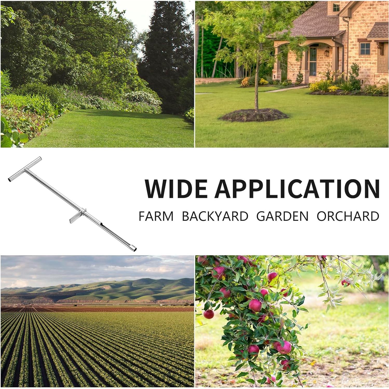 Sonda de Muestreo de Suelo TIRYIUOU 91.44 cm Acero Inoxidable