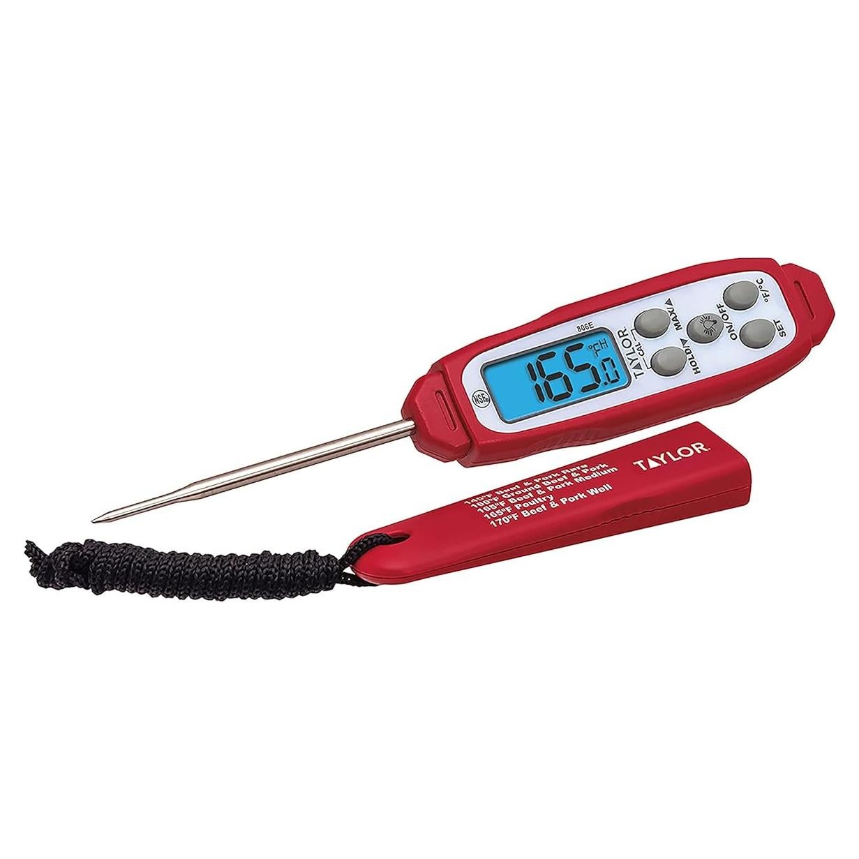 Termómetro Digital Impermeable Taylor 806GW con Retroiluminación Azul