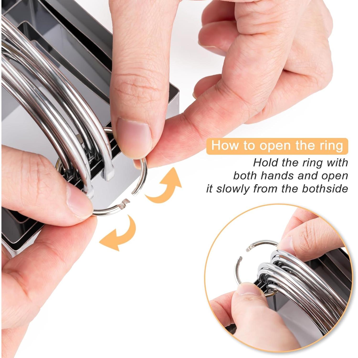 Juego de Cortadores de Galletas Cuadrados 5 Piezas Acero Inoxidable