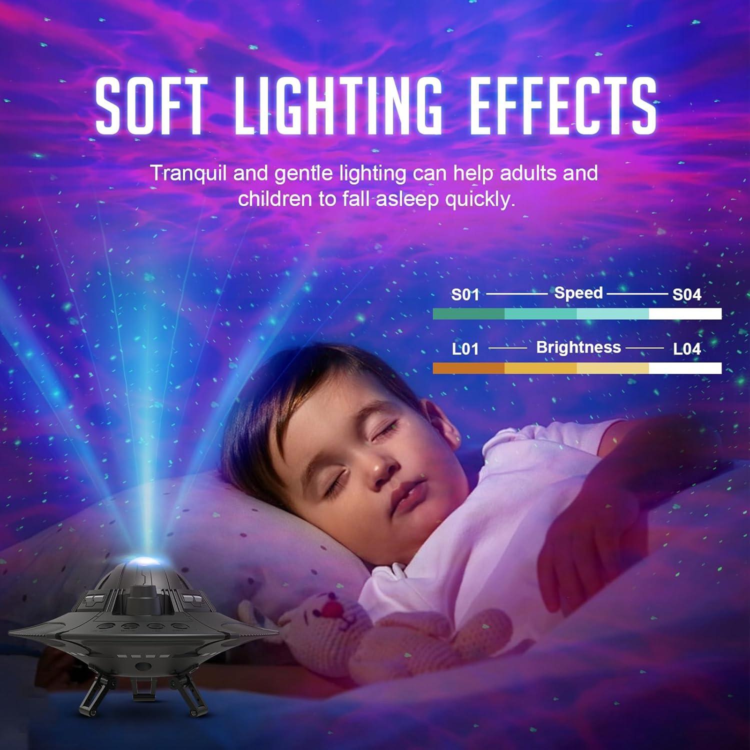 Proyector Galáctico UFO LED para Dormitorio 17.99cm