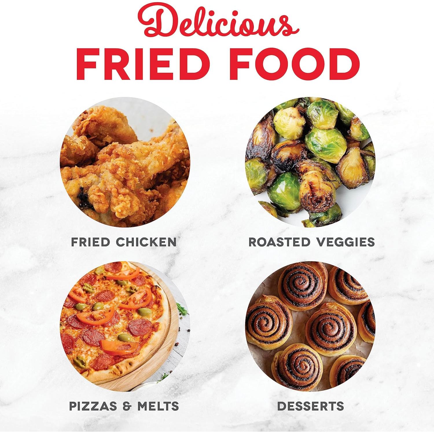 Freidora de Aire Dash Tasti-Crisp 2.6L Digital Aqua 1000W