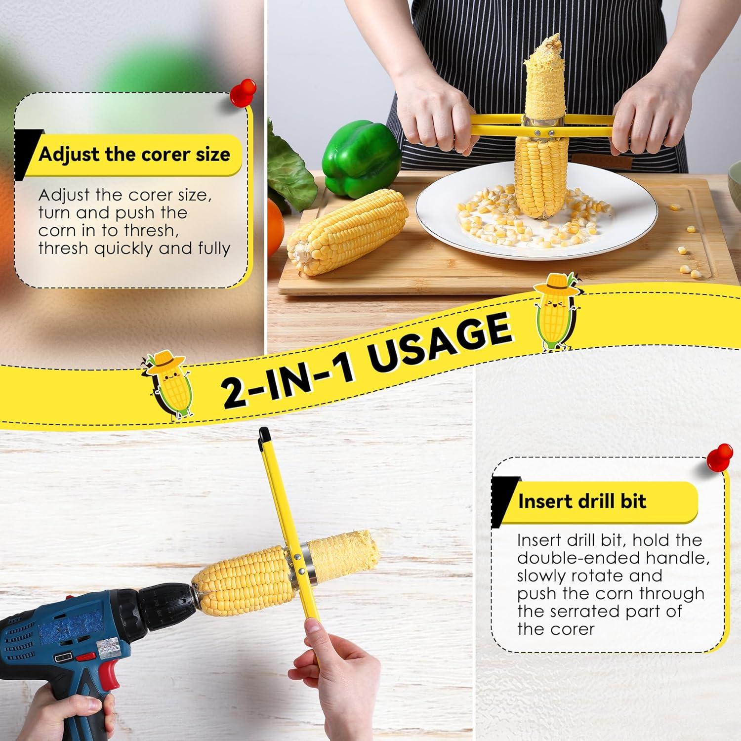 Cortador de Maíz Gulfmew con Broca Ajustable 27 cm