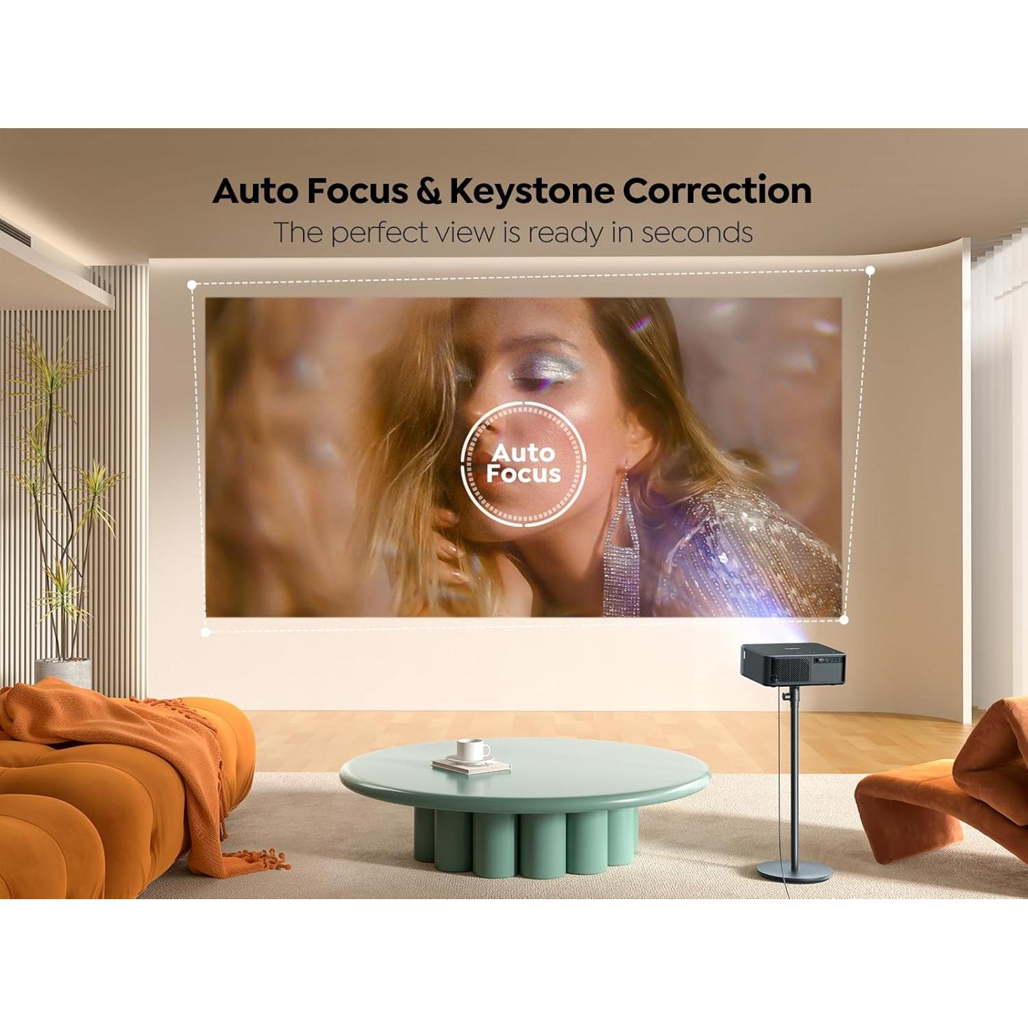 Proyector 4K YABER K2s 1000 ANSI WiFi Bluetooth Dolby