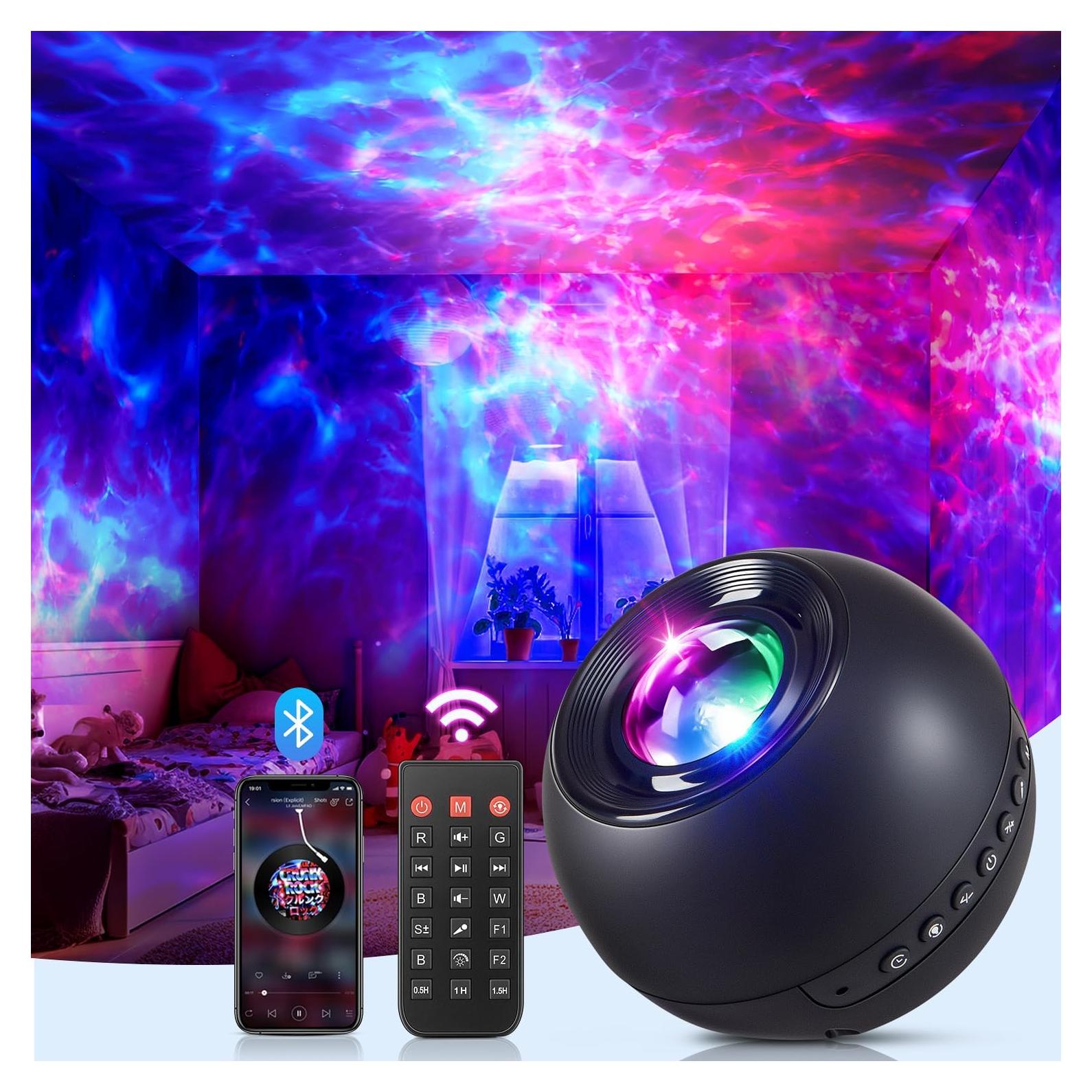 Proyector Galáctico OneFire 15 Sonidos Bluetooth Luz Nocturna