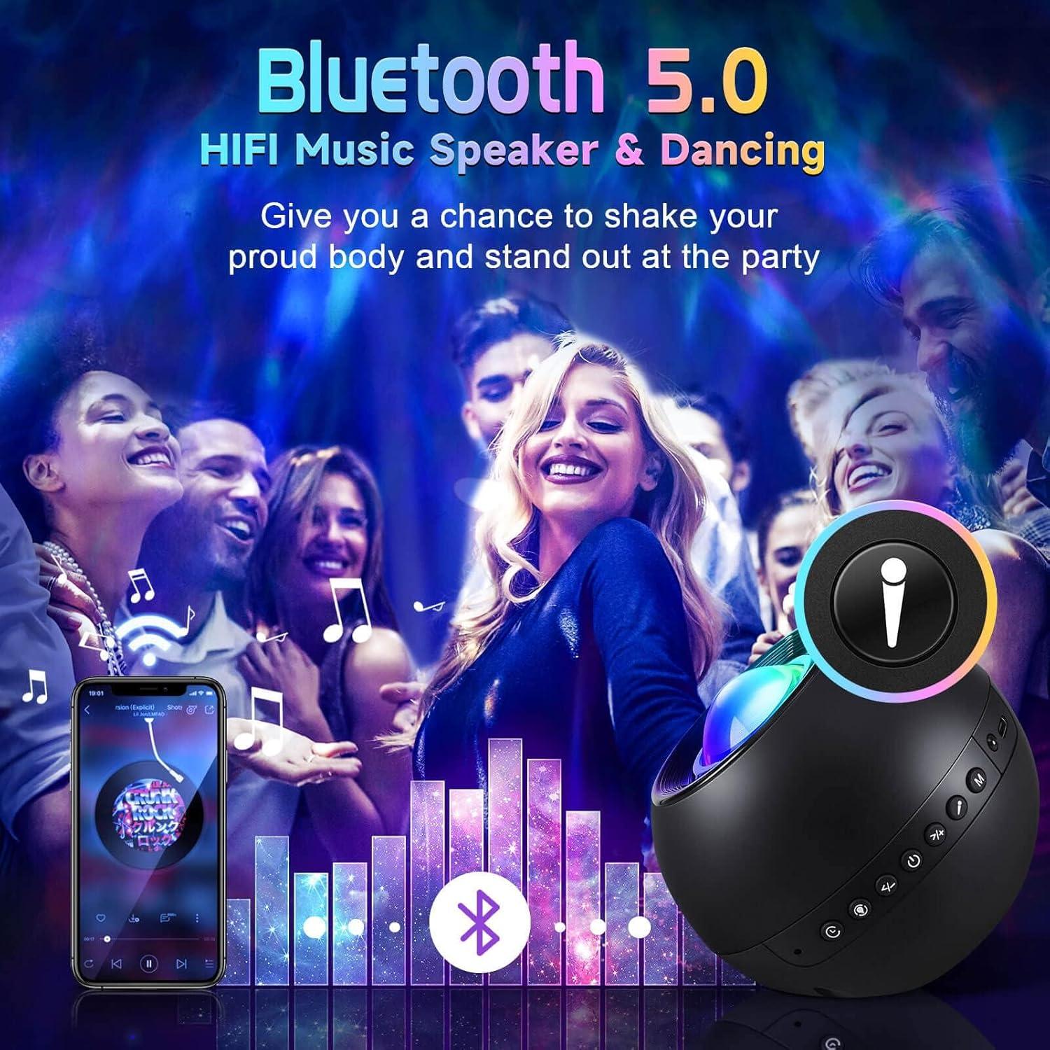 Proyector Galáctico OneFire 15 Sonidos Bluetooth Luz Nocturna