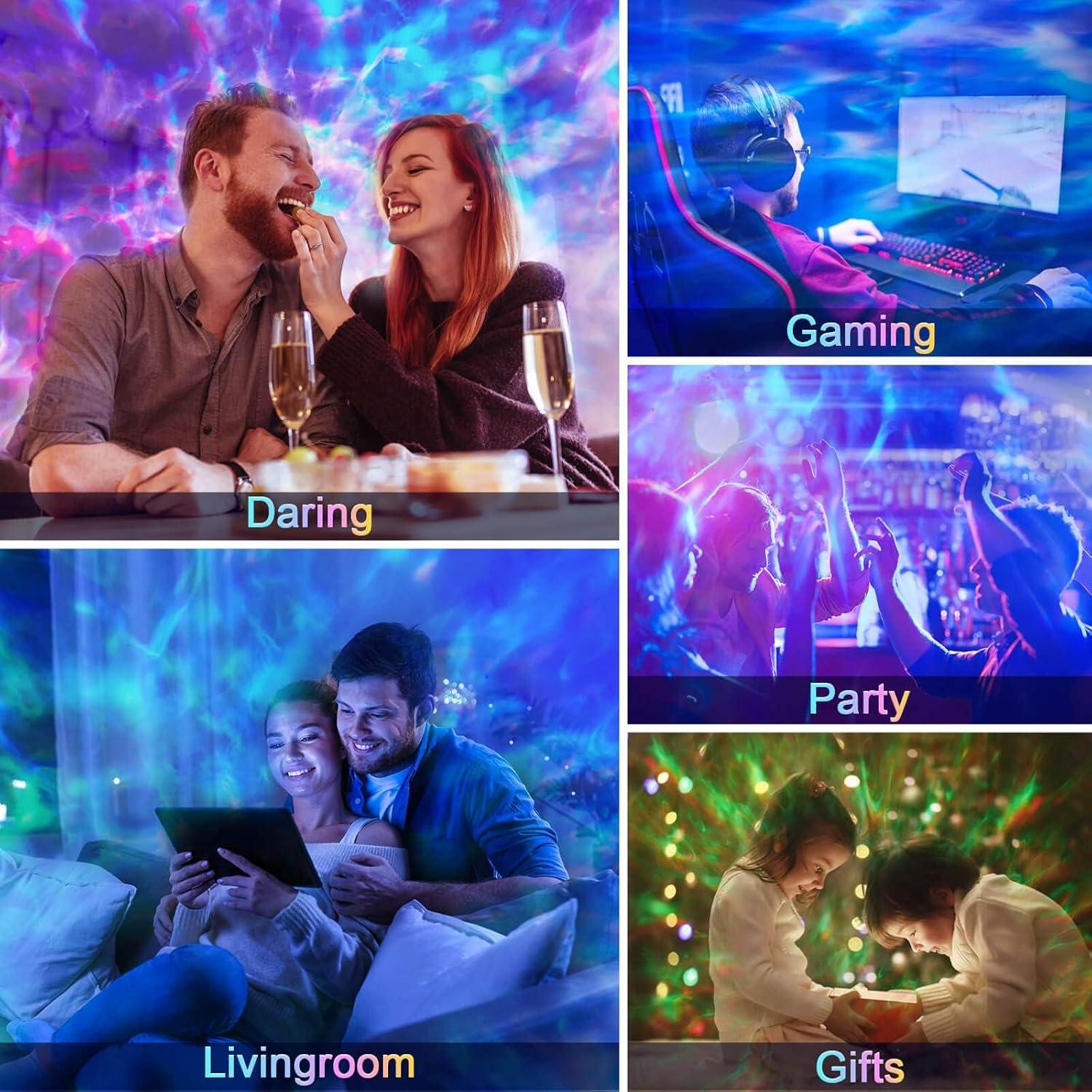 Proyector Galáctico OneFire 15 Sonidos Bluetooth Luz Nocturna