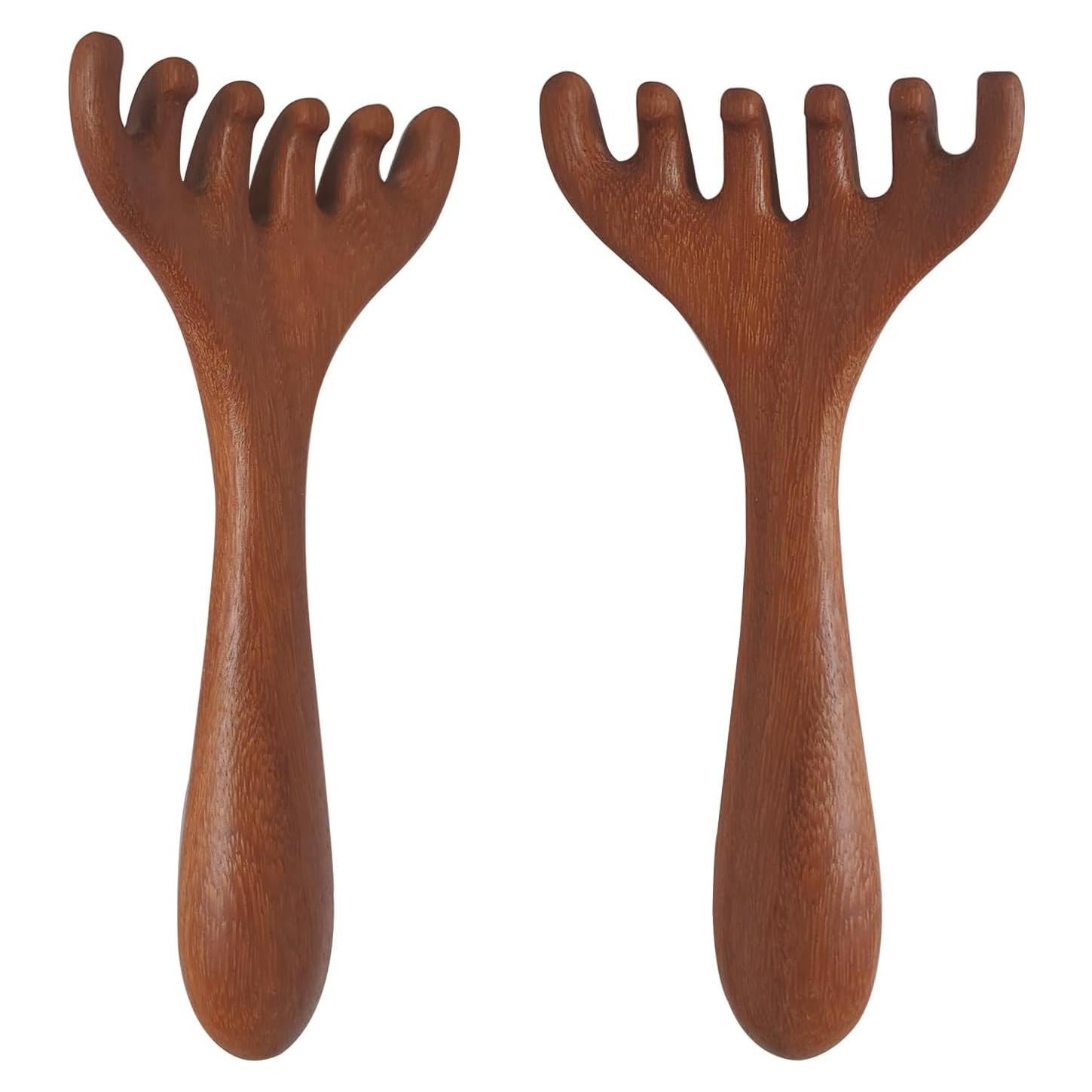 Masajeador de Cabeza iunxkmi 2 Pack Madera Portátil Relax