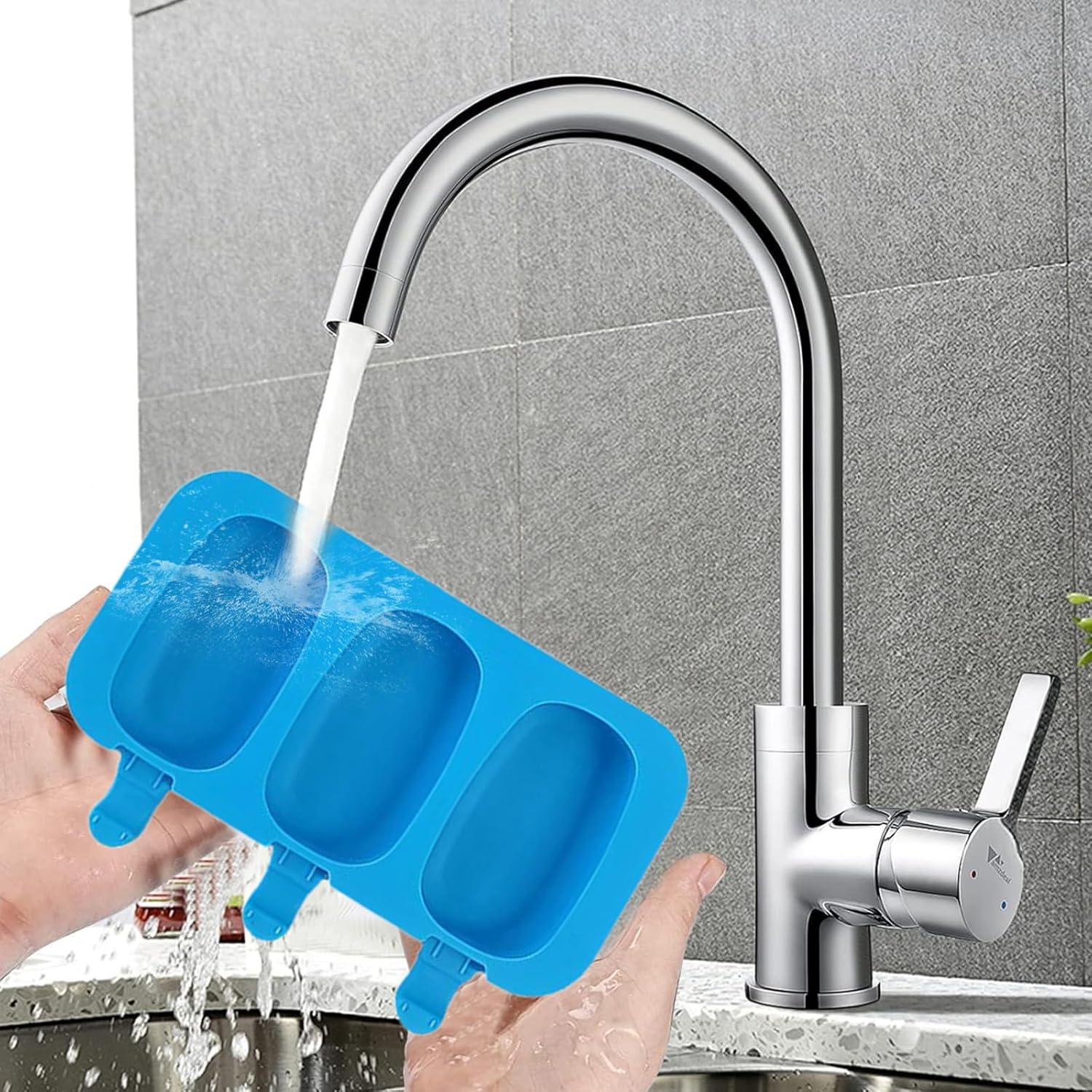 Moldes de Silicona para Paletas ABSOK con Tapa - 2 Piezas