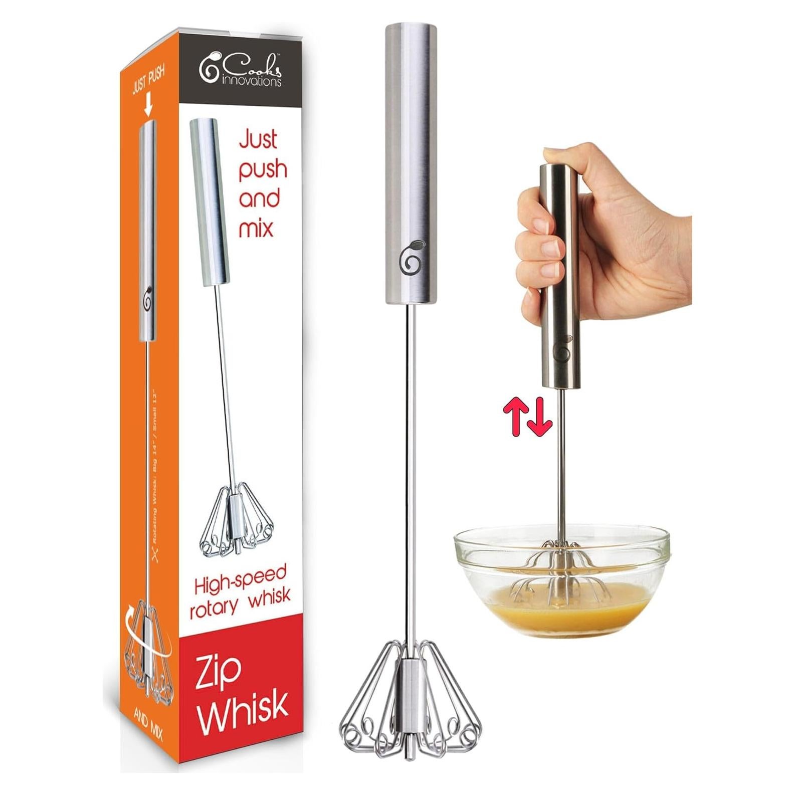 Batidor de Mano Cooks Innovations 35.56 cm Acero Inoxidable