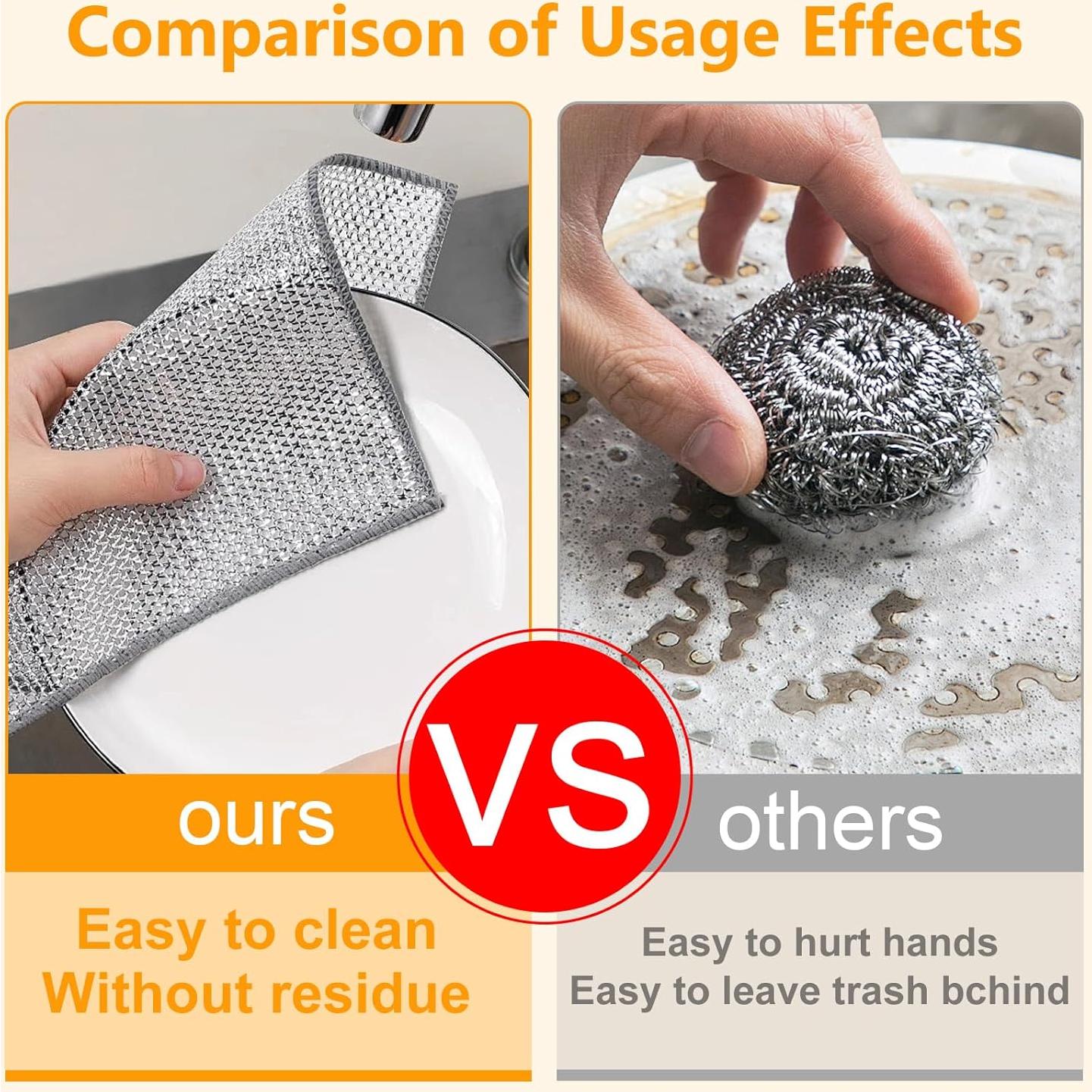 Estropajos de Limpieza UFOGIFF - 10 Piezas, Sin Rayones