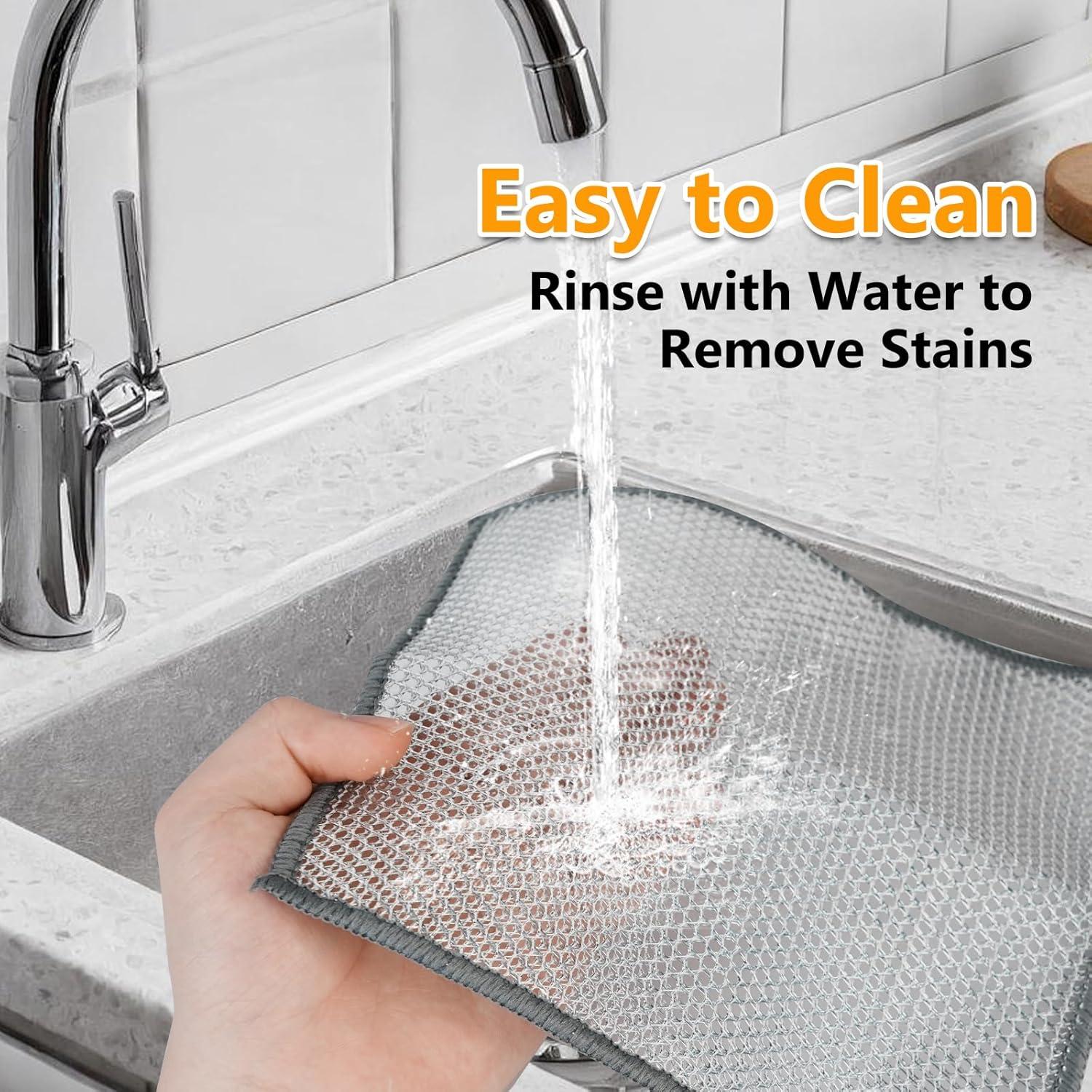 Estropajos de Limpieza UFOGIFF - 10 Piezas, Sin Rayones